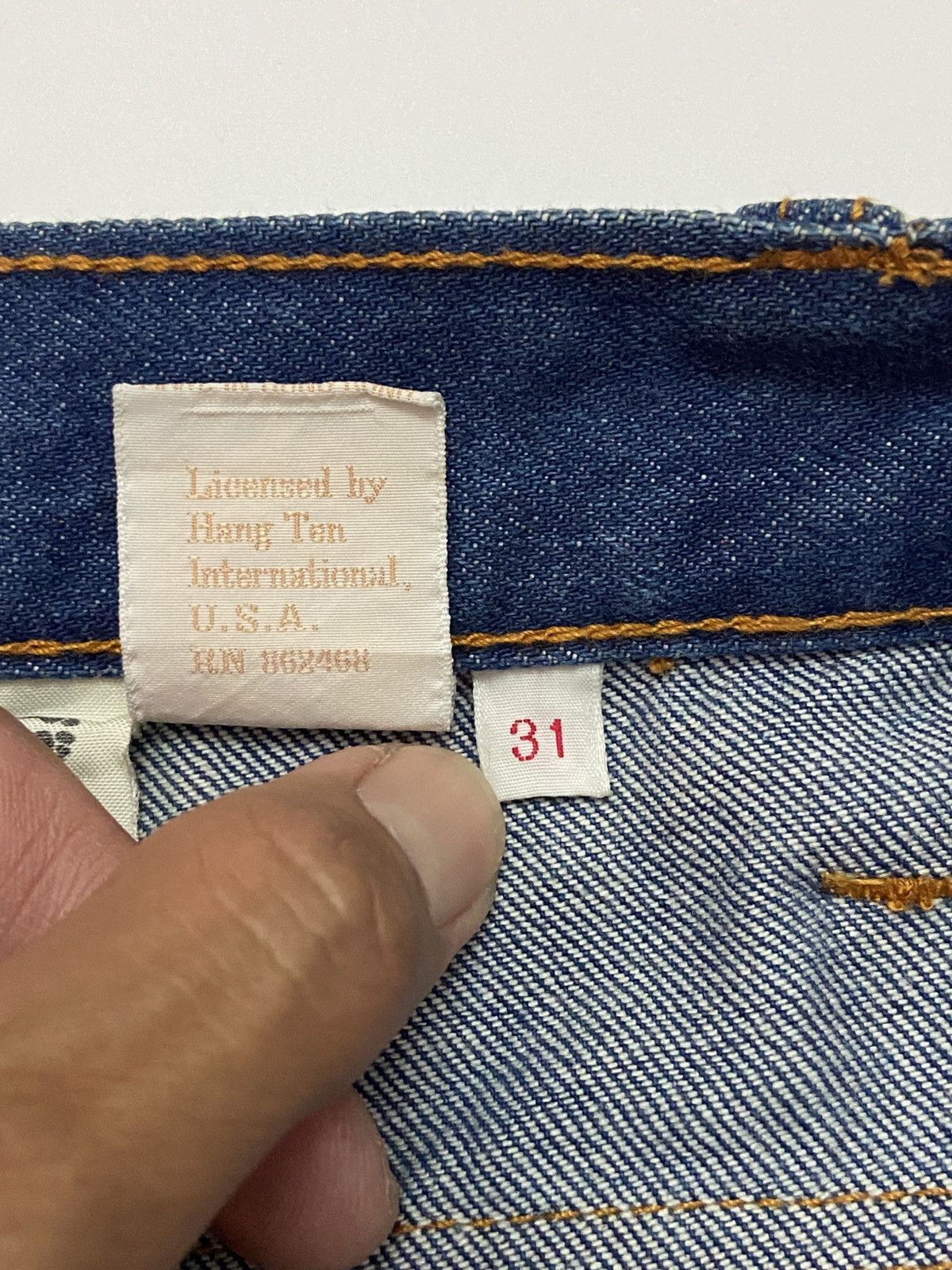 Other VINTAGE HANG TEN FLARE JEANS Size US 30 / EU 46 - 10 Thumbnail