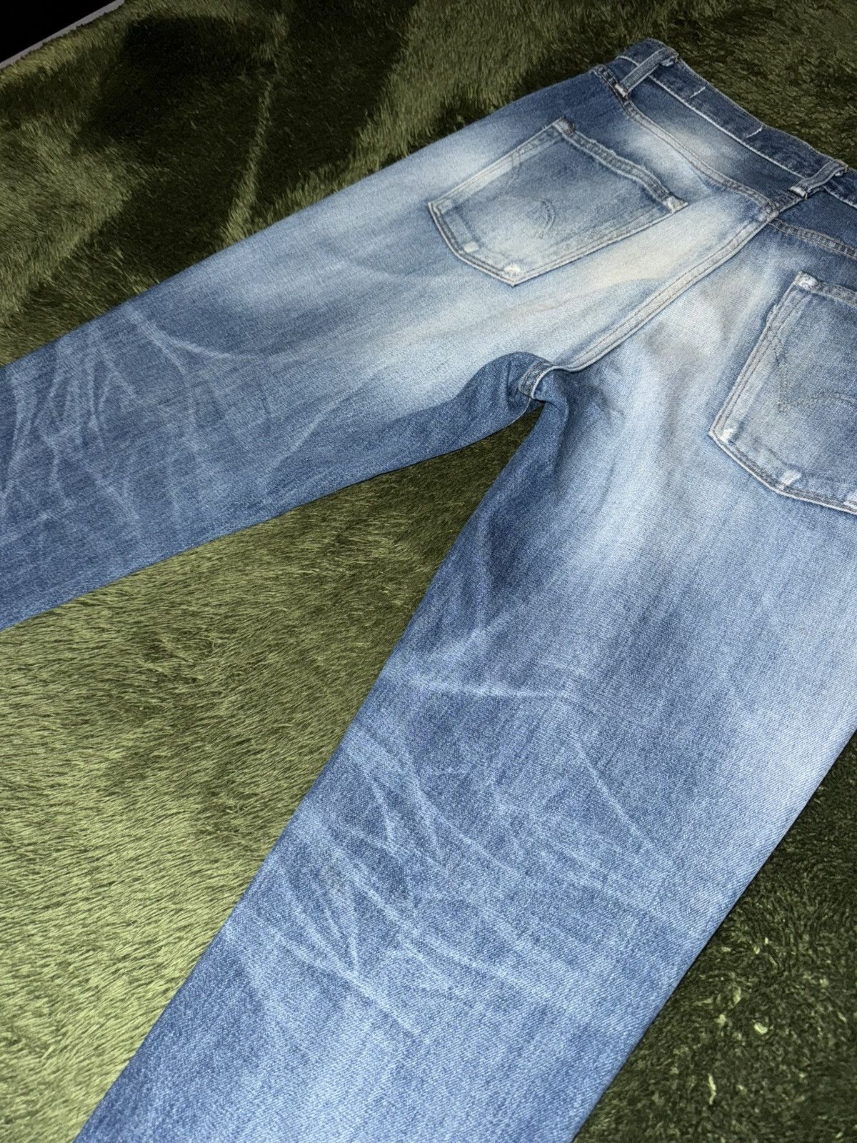 Edwin [33] EDWIN 503 Vintage Washed Denim Pants Made in Japan Size US 33 - 12 Thumbnail