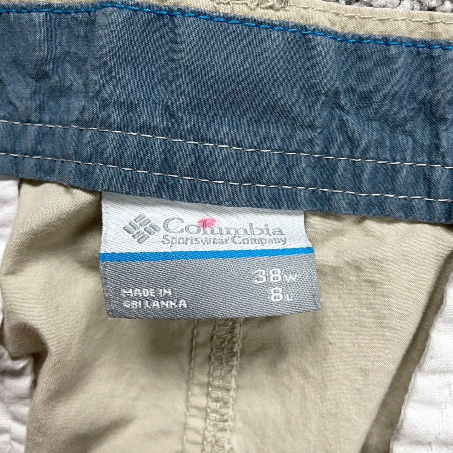 Vintage Columbia Chino Shorts 38 Mens Brown Casual Outdoor Solid Cotton Pockets Size US 38 / EU 54 - 3 Thumbnail