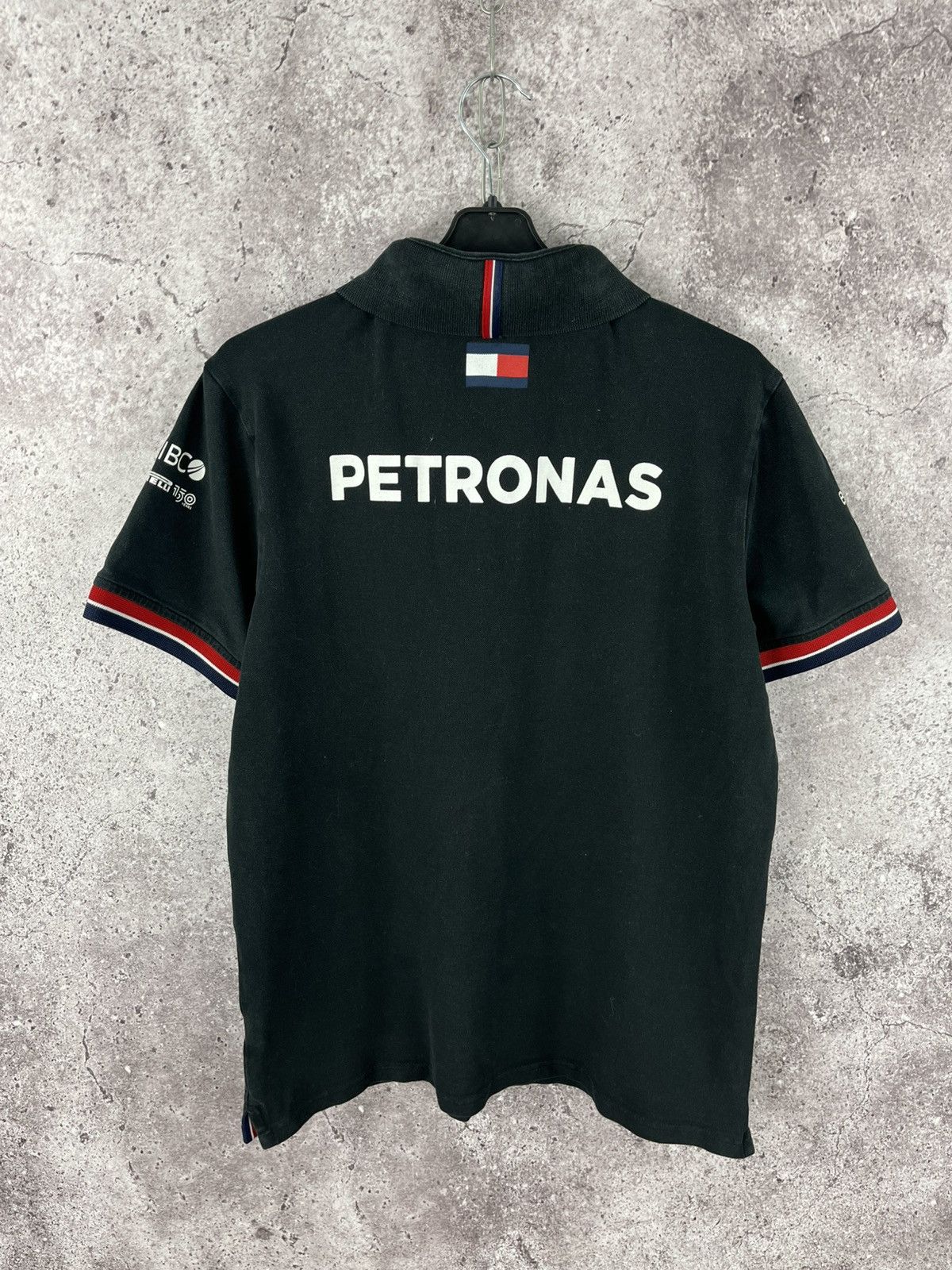 Mercedes-Benz × Racer Worldwide × Tommy Hilfiger AMG Mercedes Petronas Formula Team Polo T-Shirt Black Size L Size US L / EU 52-54 / 3 - 7 Thumbnail
