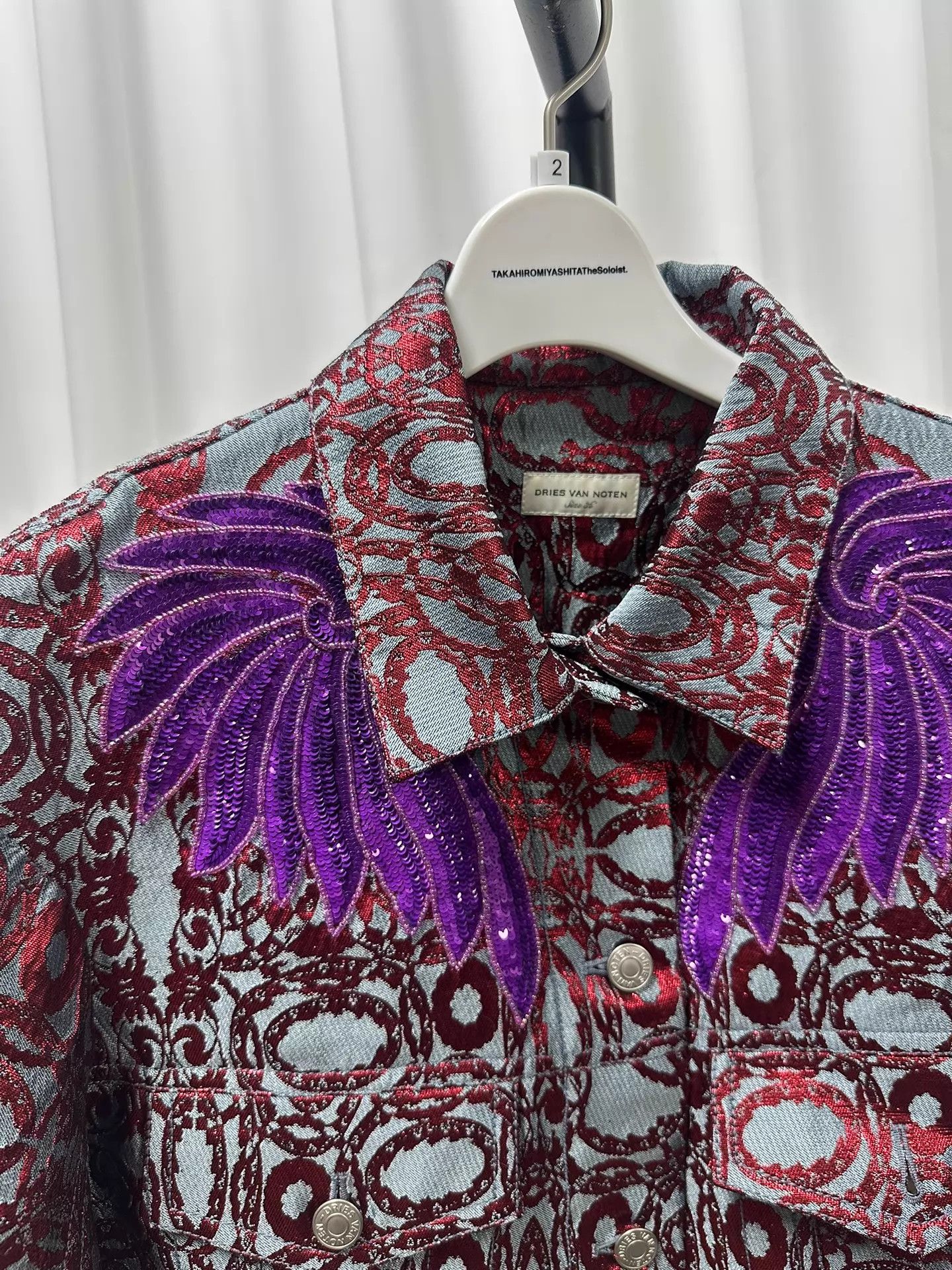 Dries Van Noten Dries Van Noten Beaded & Embroidered Short Jacket 36 Size XS / US 0-2 / IT 36-38 - 2 Thumbnail