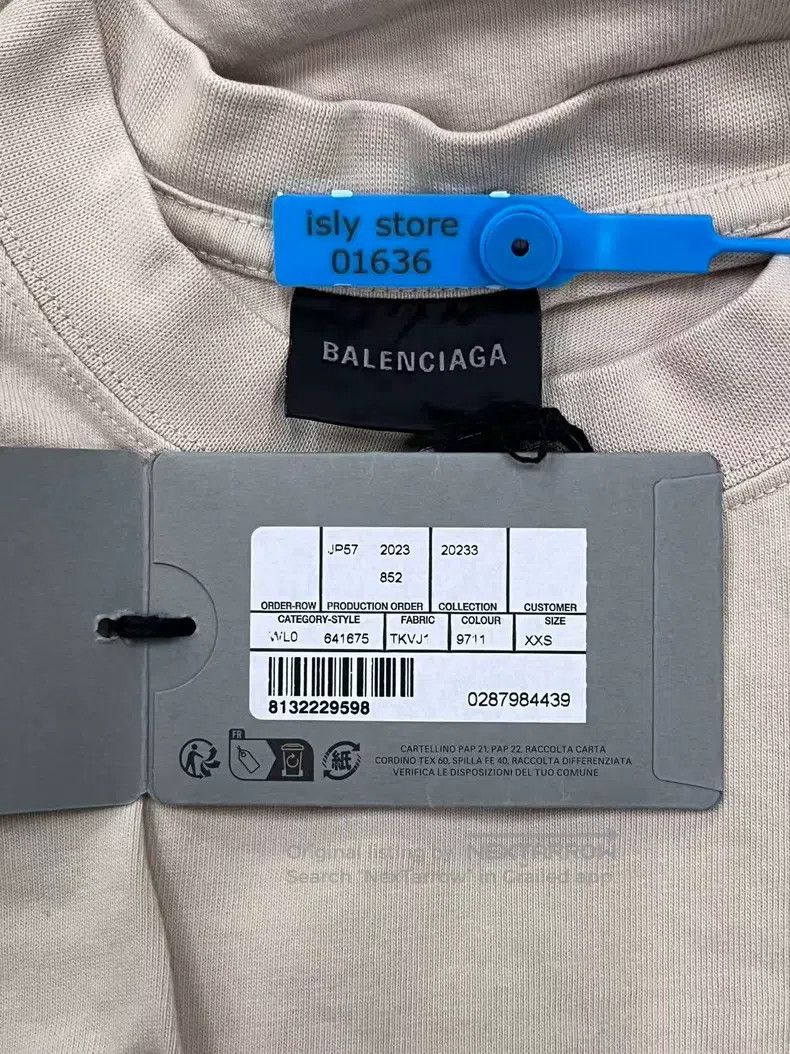 Balenciaga Balenciaga Letter logo printed round neck short-sleeve T-s Size US XXS / EU 40 - 5 Thumbnail