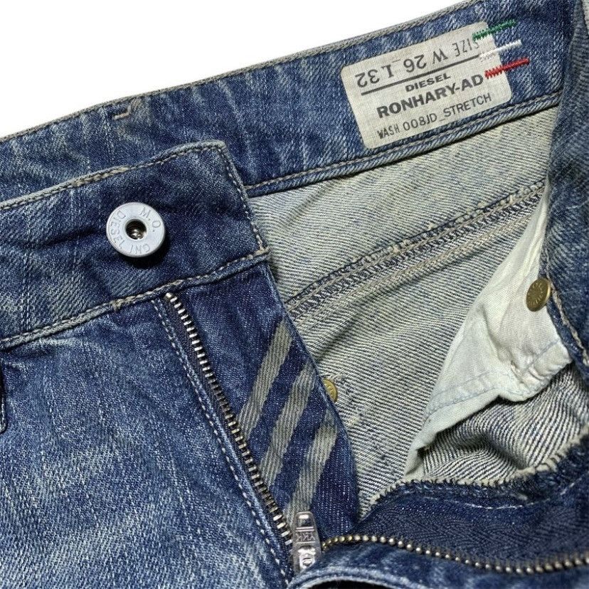 Diesel DIESEL ADIDAS DISTRESSED FADED JEANS Size US 26 / EU 42 - 6 Thumbnail