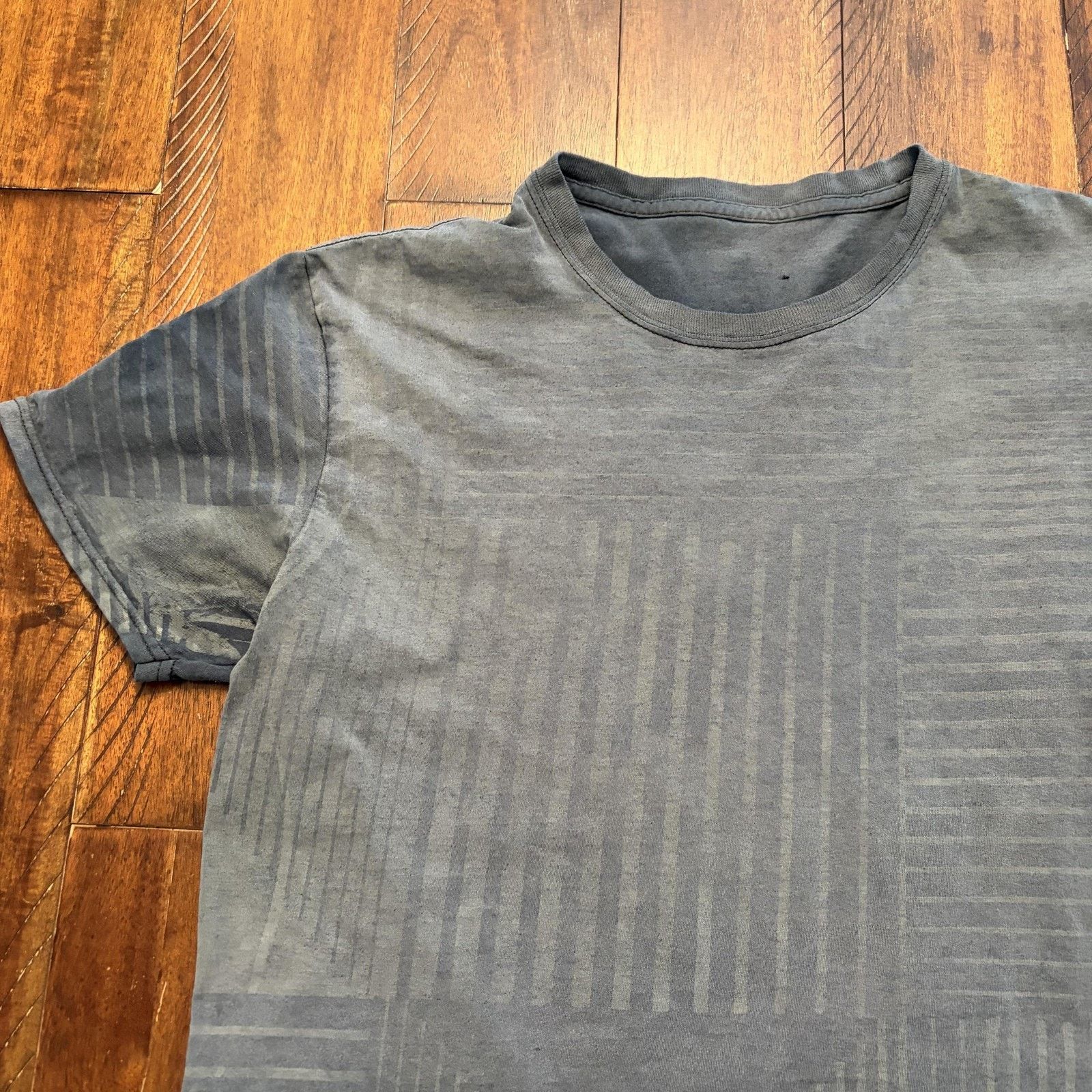 Ocean Pacific Ocean Pacific Shirt Mens Small Gray Geometric Stripe OP Tee Size US S / EU 44-46 / 1 - 3 Thumbnail