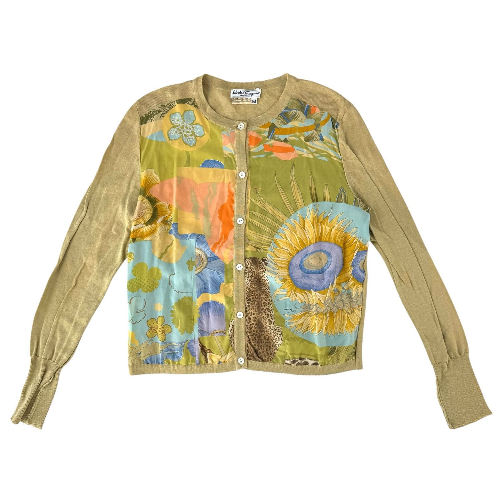 Salvatore Ferragamo Ferragamo Silk Cardigan Size M / US 6-8 / IT 42-44 - 3 Thumbnail