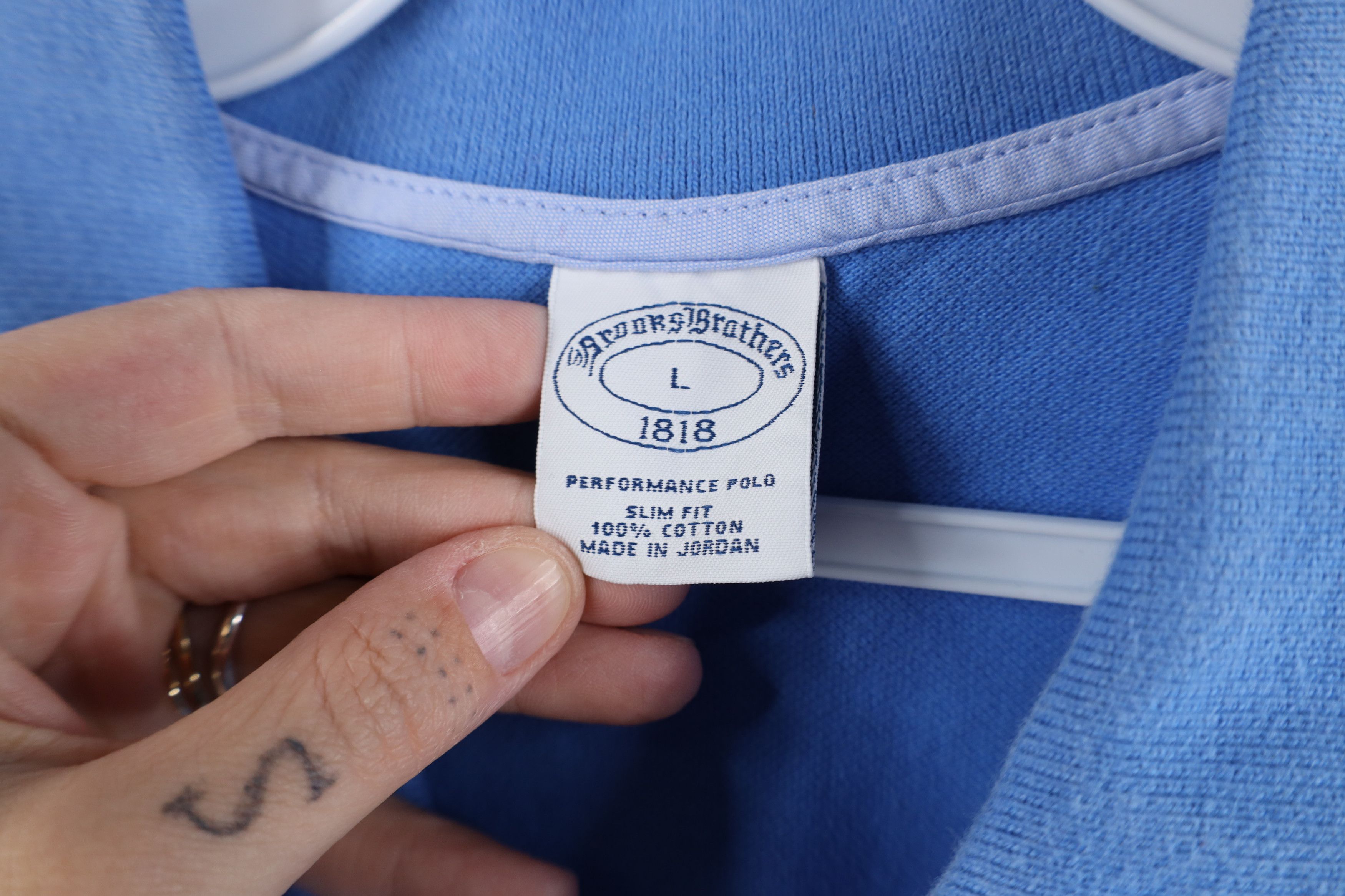 Brooks Brothers Vintage Brooks Brothers Slim Fit Performance Golf Polo Size US L / EU 52-54 / 3 - 6 Thumbnail