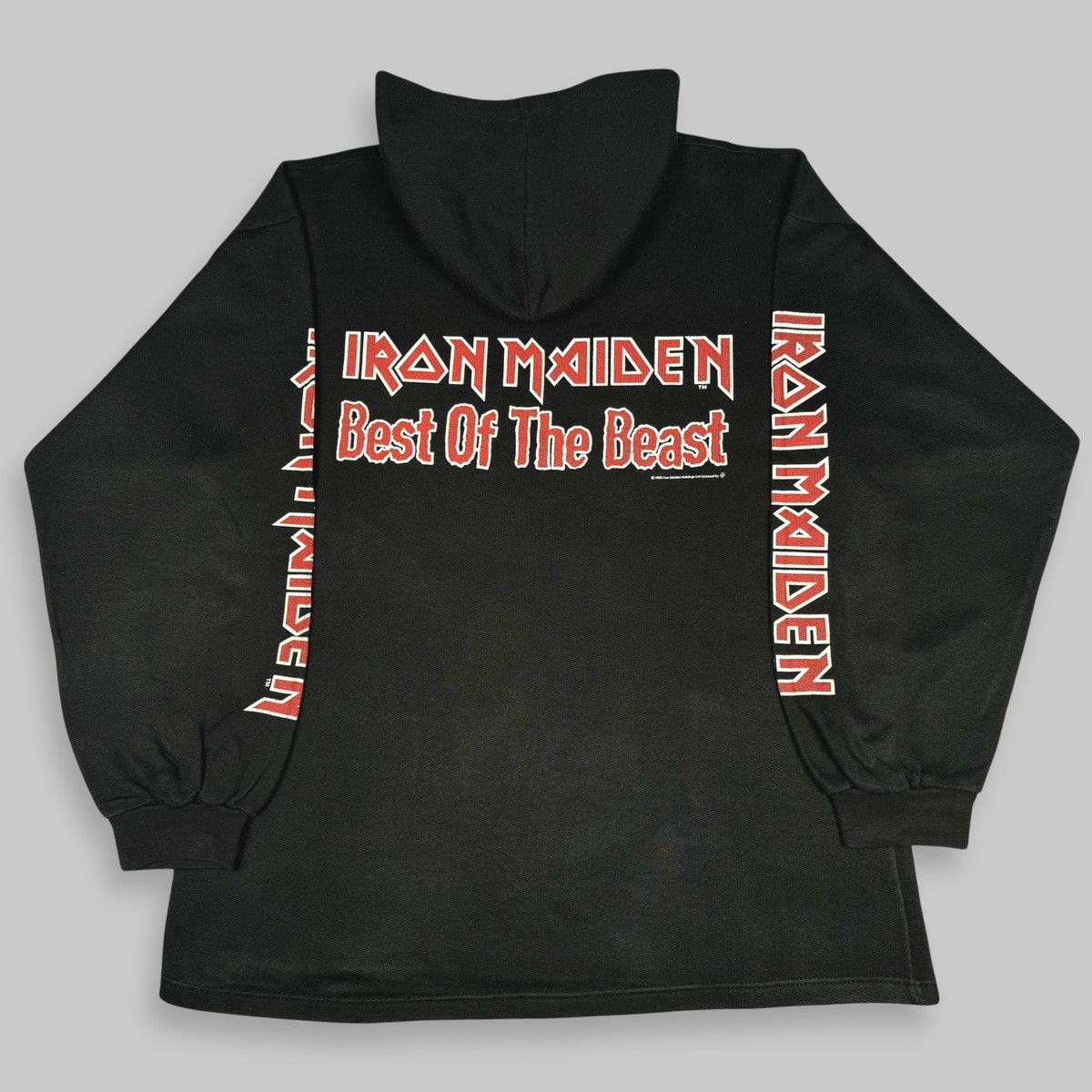 Band Tees Vintage 1996 Iron Maiden ‘The Best of the Beast’ Euro Hoodie Size US XL / EU 56 / 4 - 3 Thumbnail