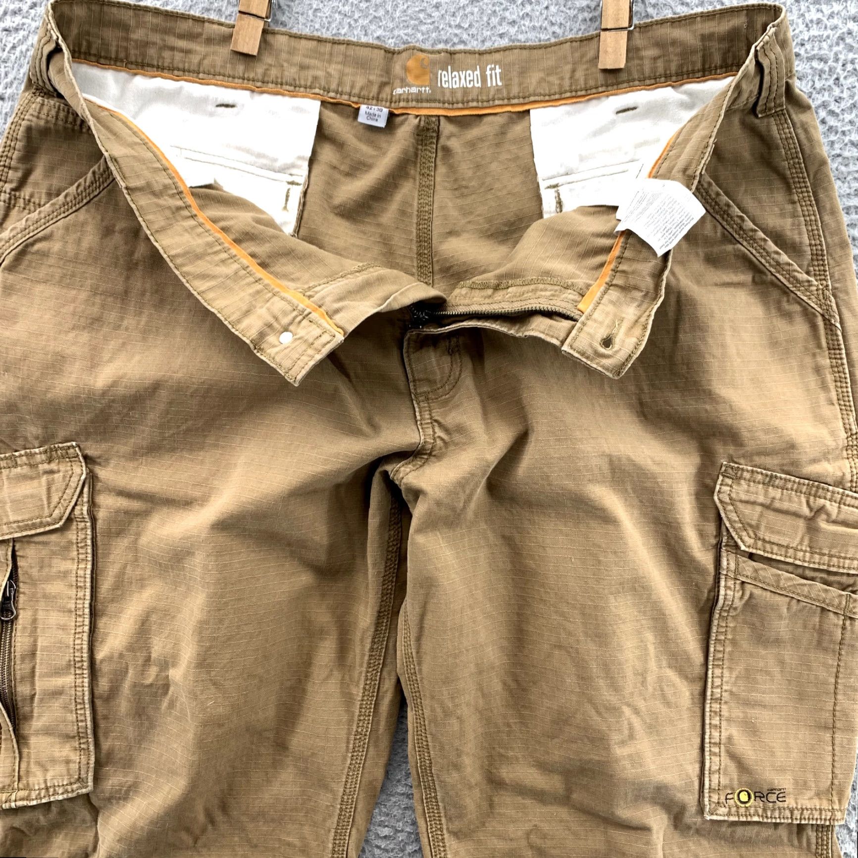 Carhartt VINTAGE Carhartt Force Cargo Pant Men 39x29 Ripstop Workwear Baggy Y2K Streetwear Relax Size US 39 - 7 Thumbnail