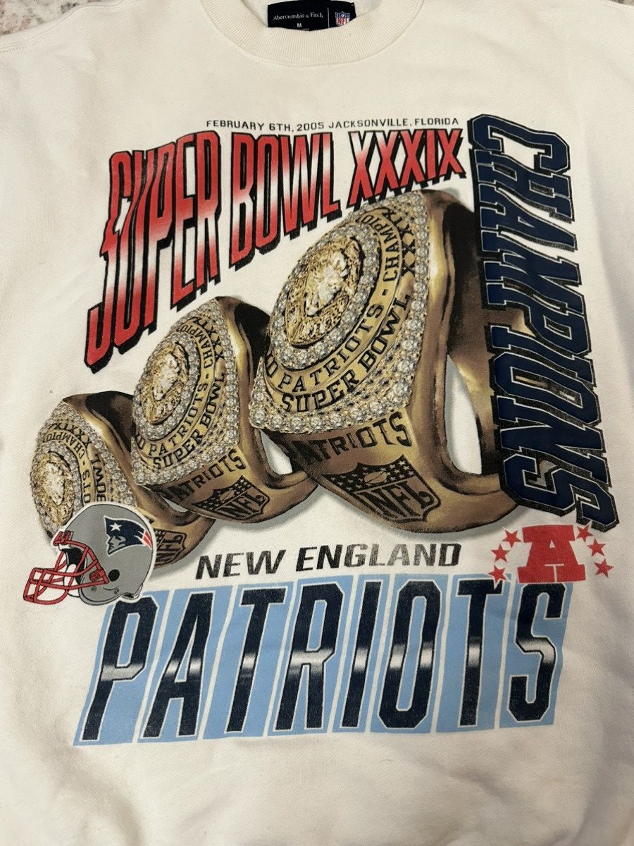 Abercrombie & Fitch Super Bowl Graphic Crewneck Size US M / EU 48-50 / 2 - 5 Thumbnail