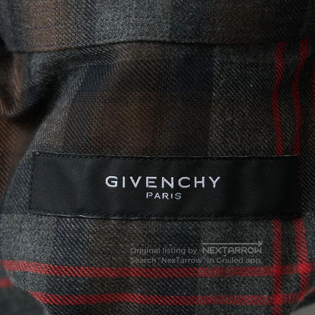 Givenchy Givenchy Men's Plaid Patchwork Shirt. Size US M / EU 48-50 / 2 - 6 Thumbnail