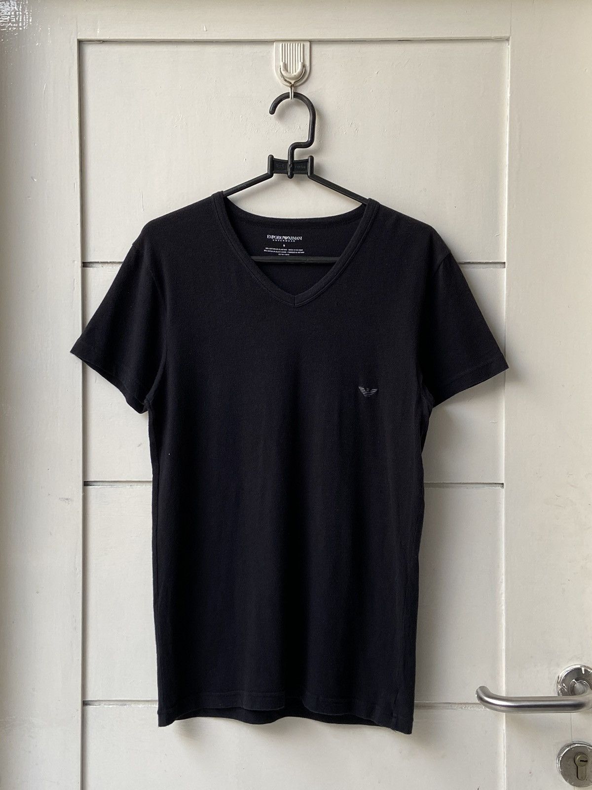Emporio Armani EMPORIO ARMANI Black T-shirt Size US XS / EU 42 / 0 - 1 Thumbnail