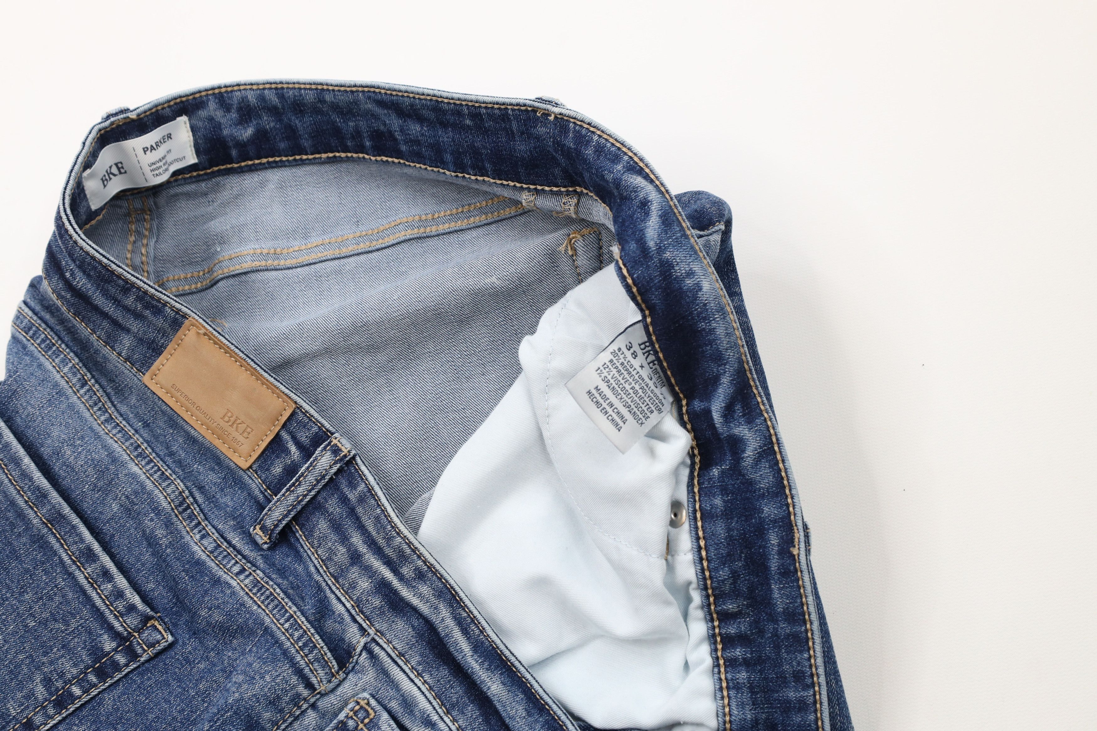 Vintage Buckle BKE Denim Universal High Rise Tailor Bootcut Jeans Size US 38 / EU 54 - 8 Thumbnail