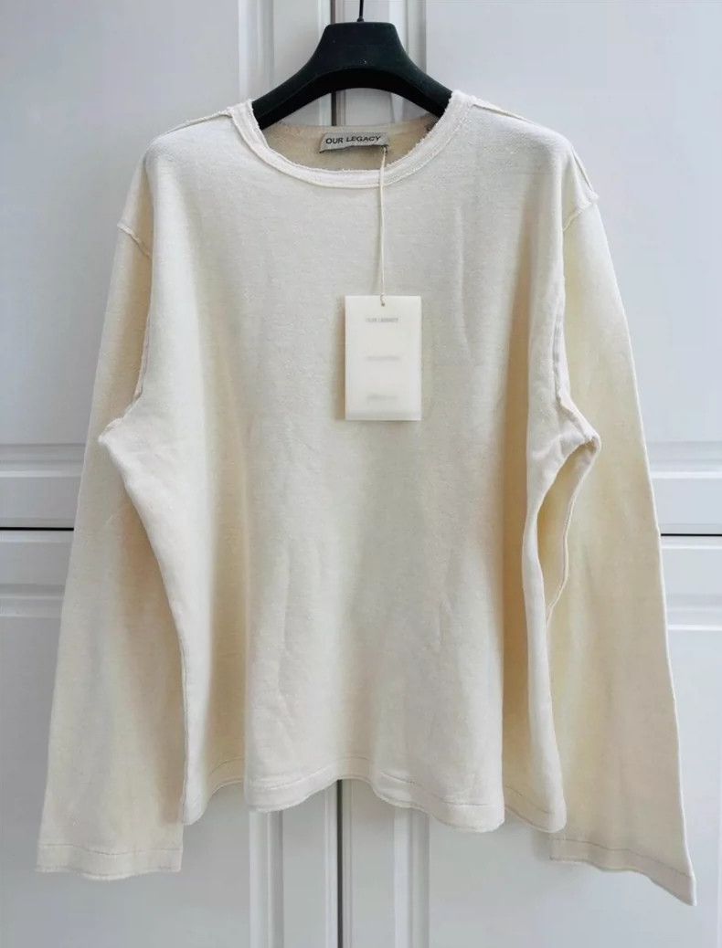 Our Legacy Our Legacy Long Sleeve Shirt in White - dmc Size US M / EU 48-50 / 2 - 1 Thumbnail
