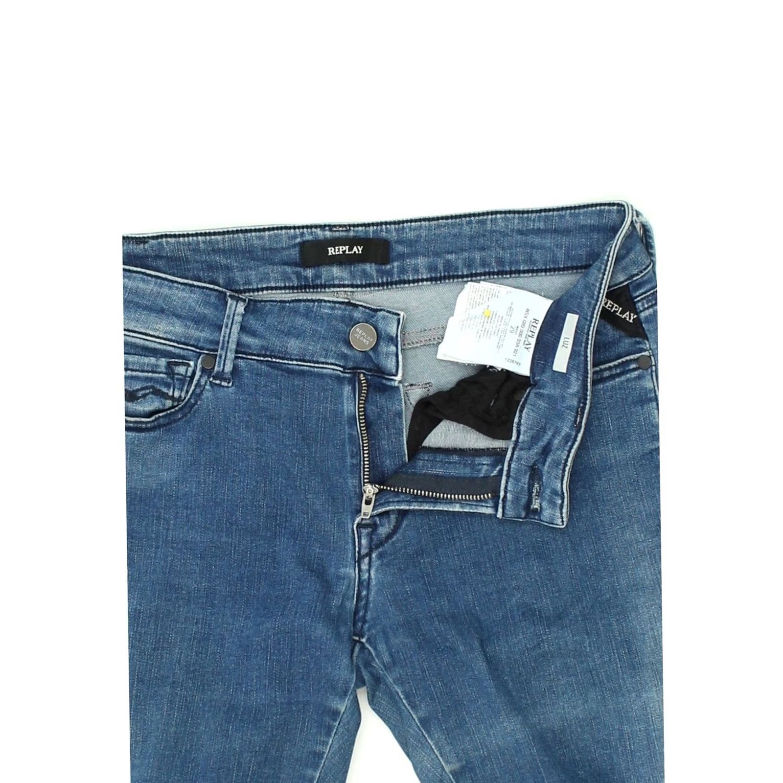 Replay REPLAY Womens Luz Slim Jeans W29 L27 Blue Cotton Size 29" - 4 Thumbnail