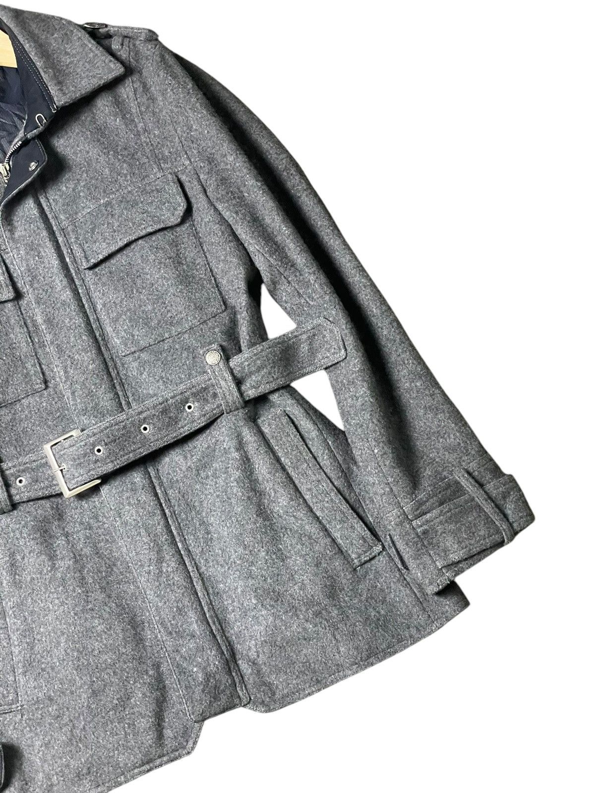 Tornado Mart Tornado Mart Brand Wool Belted Jacket (94) Size US L / EU 52-54 / 3 - 3 Thumbnail