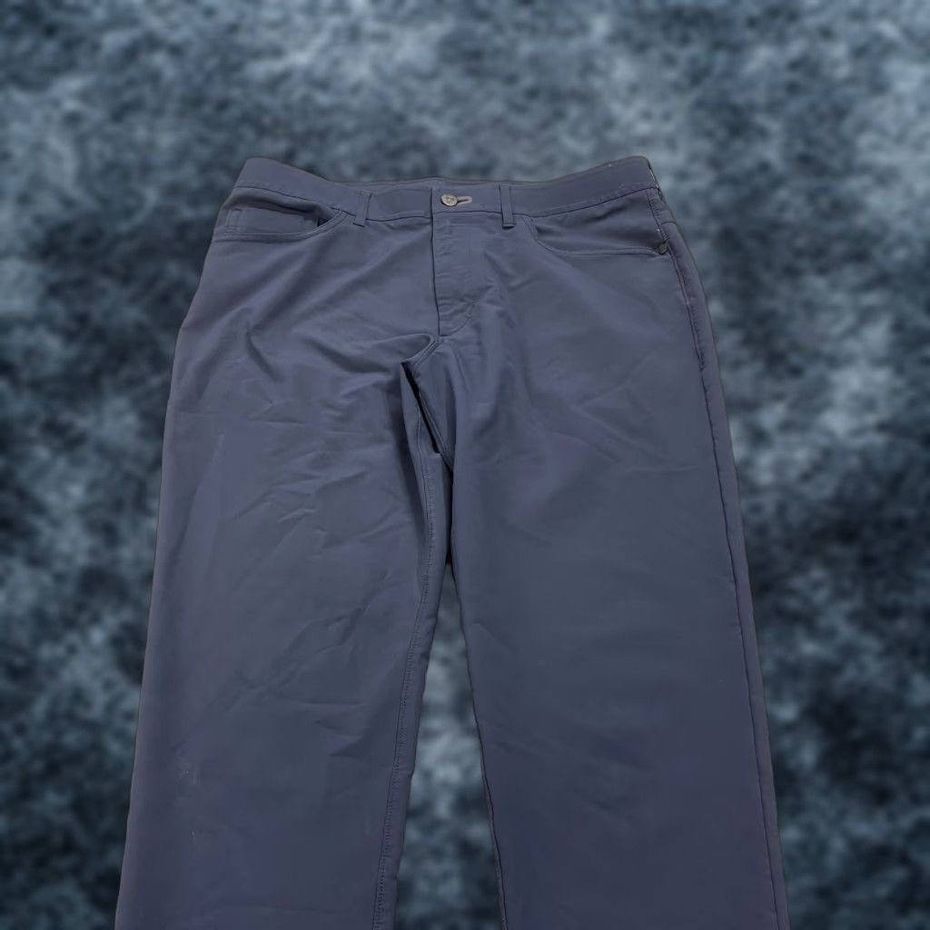 Vintage Public Rec Pants Mens 34x30 Blue Straight 5-Pocket Chino Casual Workwear City Preppy Sports Mens 34x30 Size US 34 / EU 50 - 1 Thumbnail