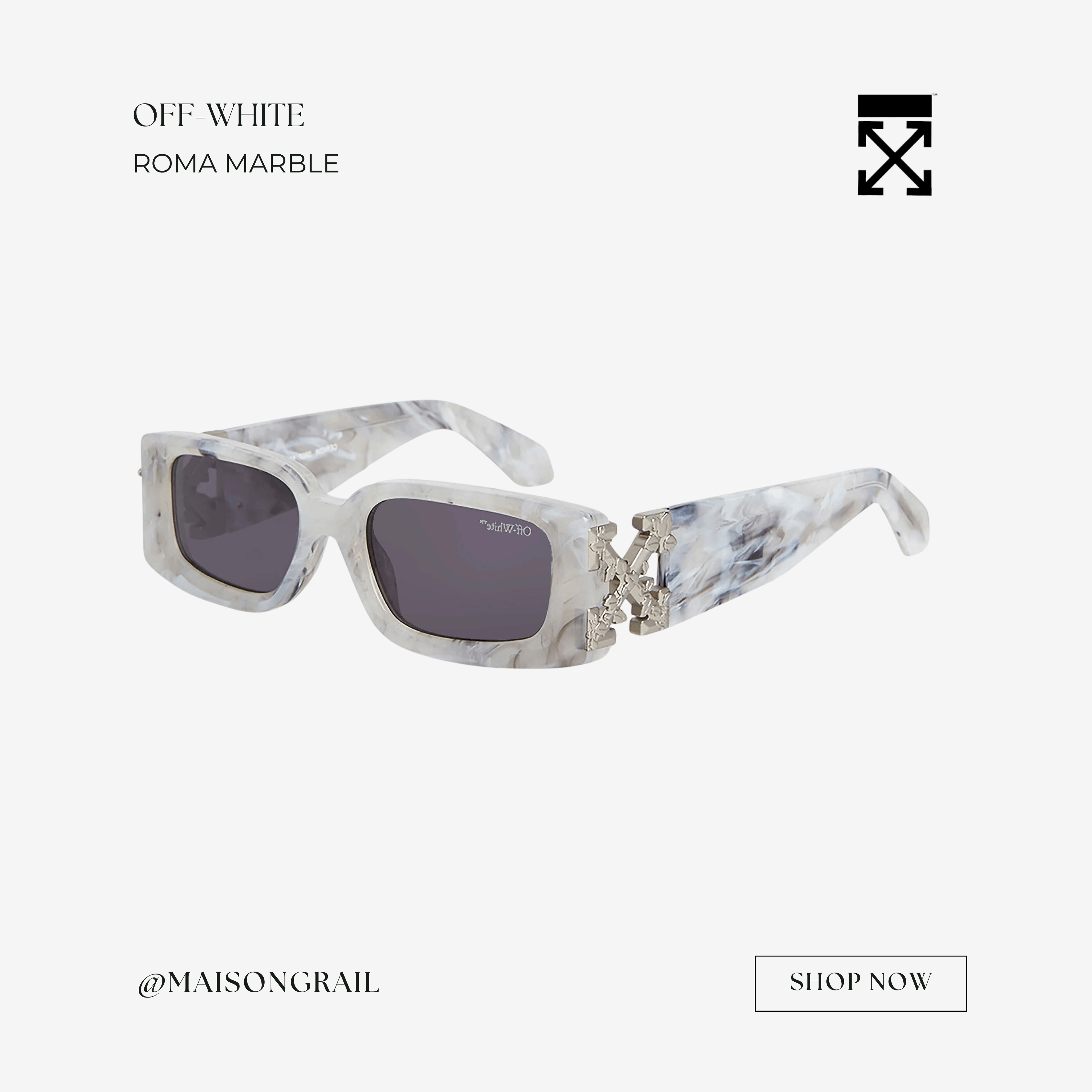 Off-White OFF WHITE ROMA SUNGLASSES Size ONE SIZE - 1 Thumbnail
