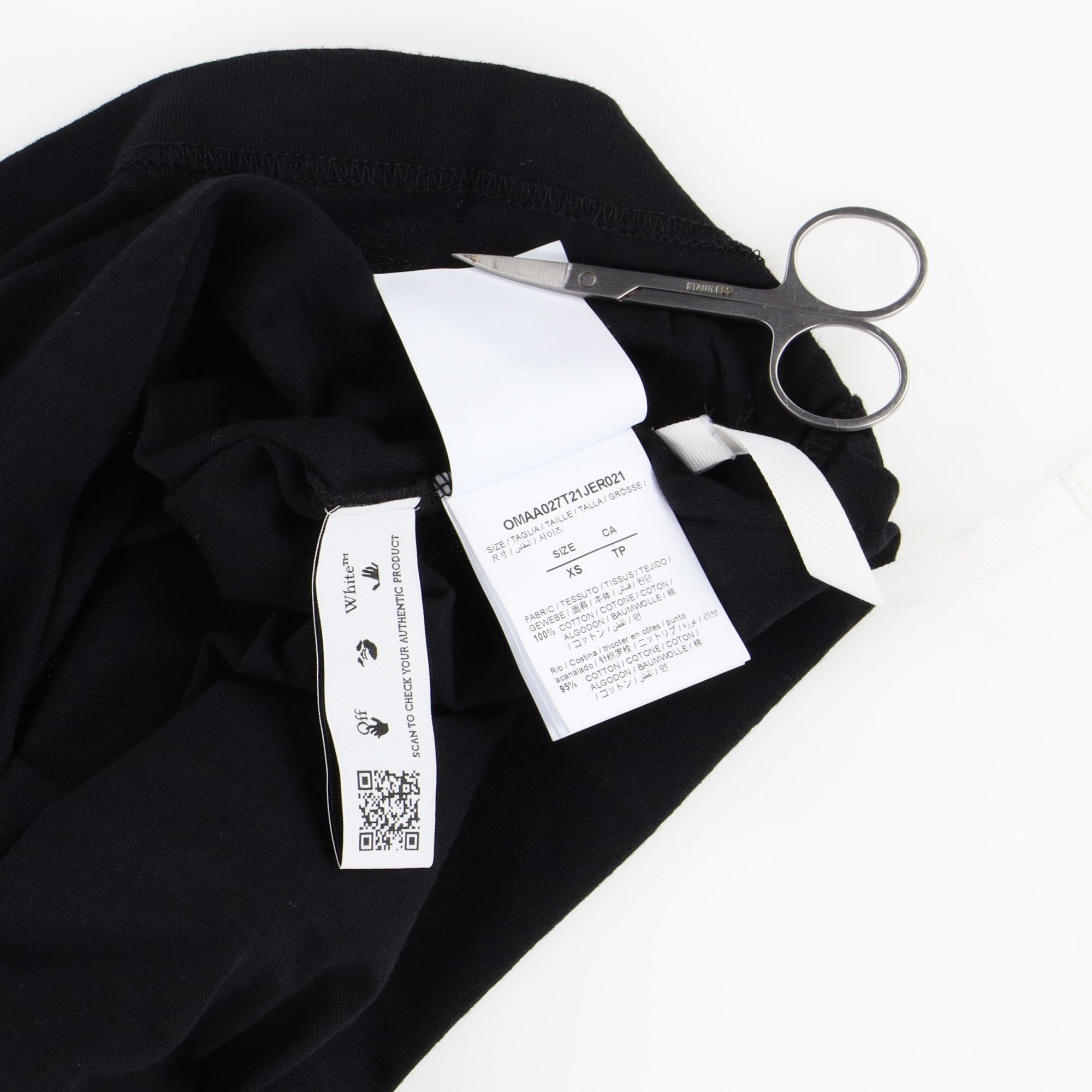 Off-White Black Kuala Lumpur Exclusive Arrows T-Shirt Size XS / US 0-2 / IT 36-38 - 2 Thumbnail