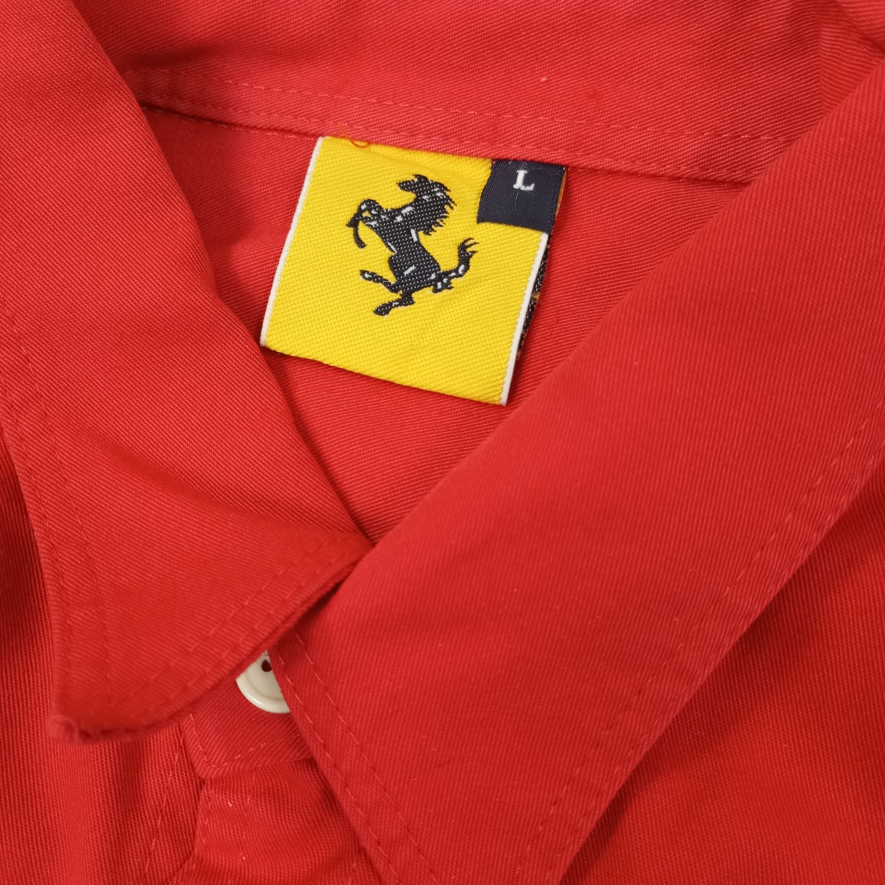 Ferrari Ferrari X Marlboro X Shell Motorsport Workwear Shirt c249n61 Size US L / EU 52-54 / 3 - 6 Thumbnail