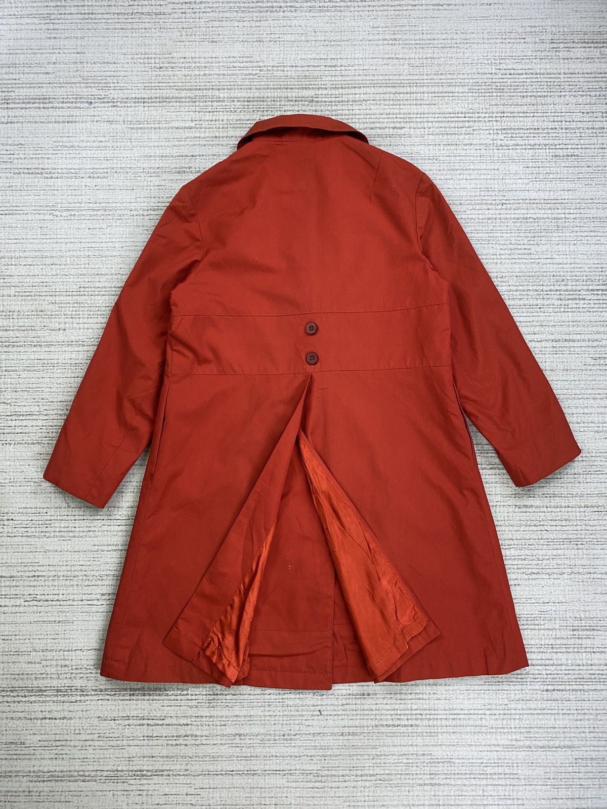 Designer × Vintage Vtg Confexim Poland Designer Multi Button Swallow Long Coat Size US S / EU 44-46 / 1 - 7 Thumbnail