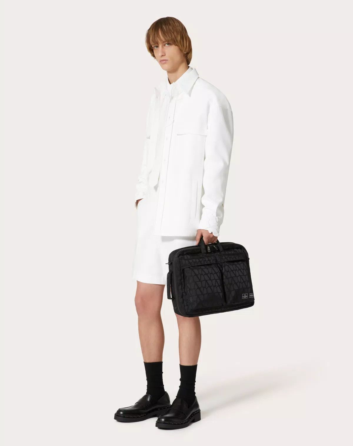 Valentino oc11z0725 Size: OS/ Porter 3way Briefcase in Black Size ONE SIZE - 8 Thumbnail