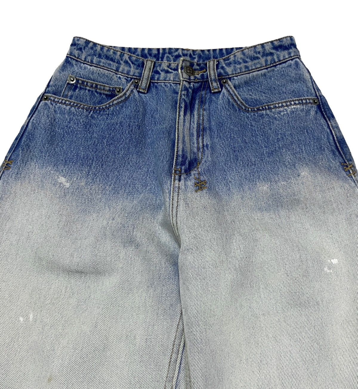 Ksubi Rare Vintage Japanese Brand Ksubi Distressed Jeans 2000s Size US 26 / EU 42 - 3 Thumbnail