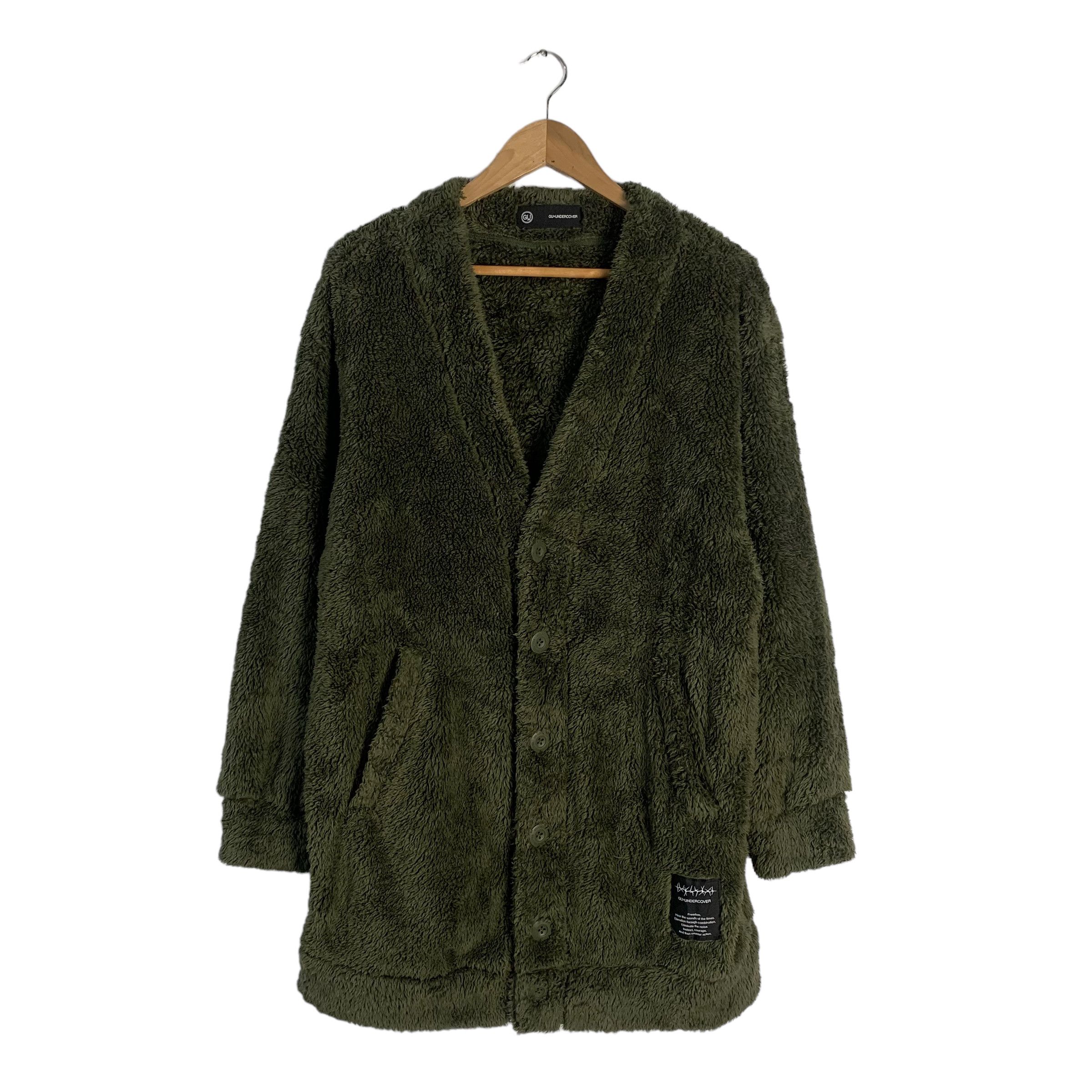GU × Undercover GU x Undercover Fleece Cardigan Jacket Size US S / EU 44-46 / 1 - 1 Thumbnail