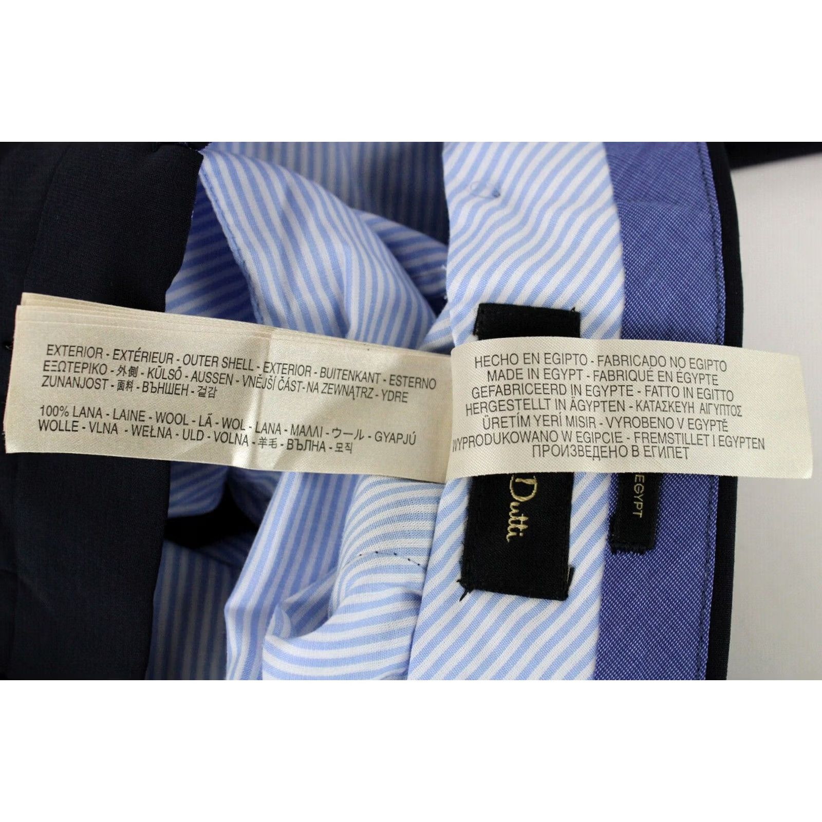 Massimo Dutti Massimo Dutti Wool Trousers Men EU 38 Zip Fly Pockets Classic Super 120's Blue Wool Trousers Mens EU38 Zip Fly Front Pockets All Seasons Size US 38 / EU 54 - 6 Thumbnail