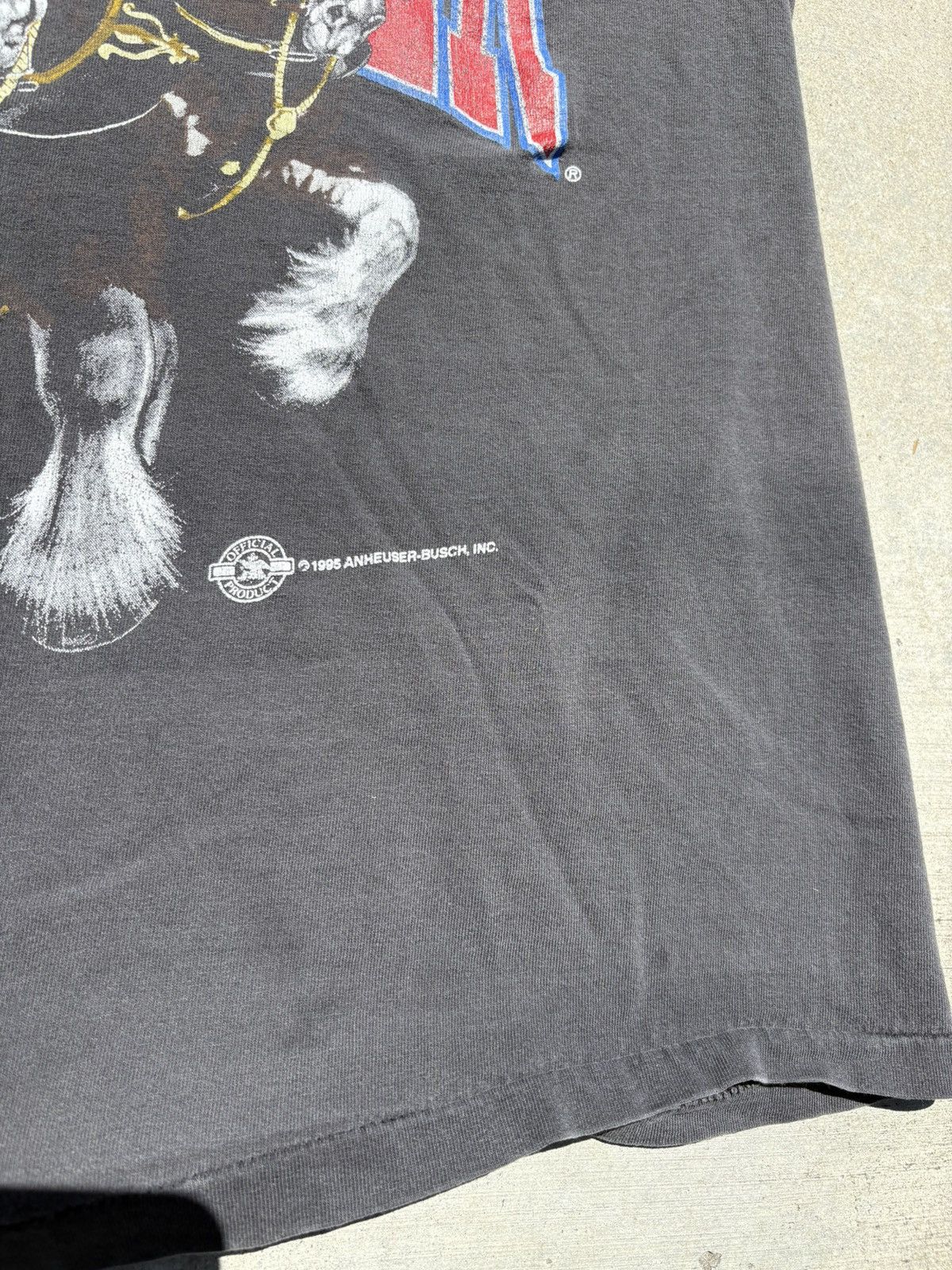 Vintage Vintage 90s Budweiser Horse Shirt Size US L / EU 52-54 / 3 - 2 Thumbnail