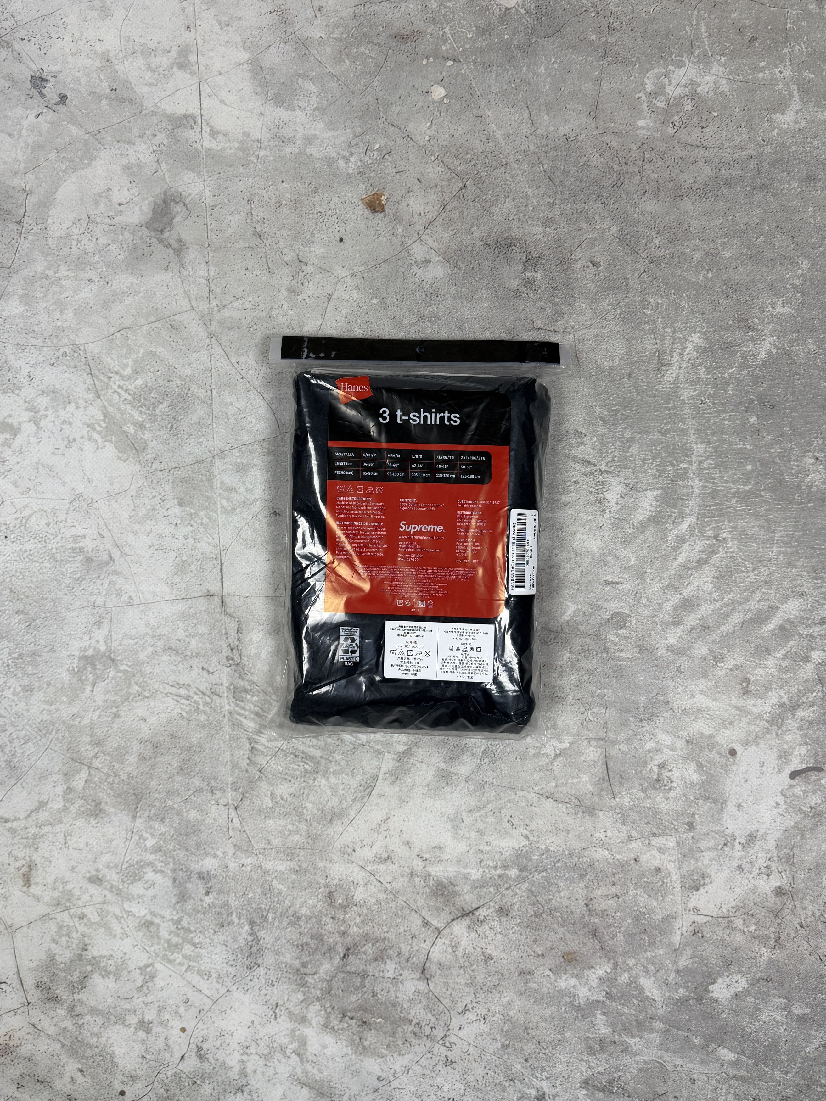 Supreme Supreme Hanes Tagless Size US L / EU 52-54 / 3 - 2 Thumbnail