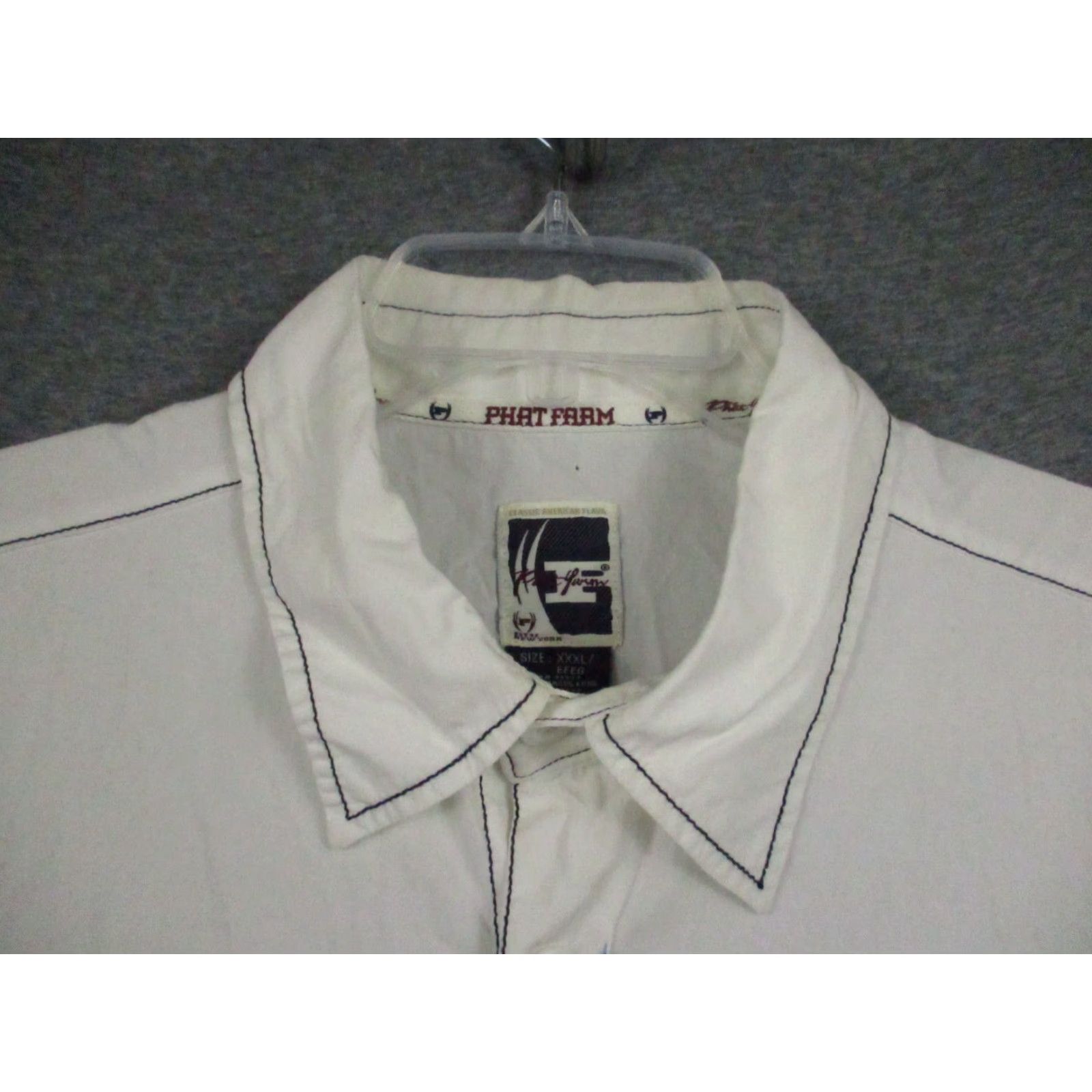 Phat Farm VINTAGE Phat Farm Shirt Mens 3XL Party Hip Hop Rapper Skater Streetwear 80s 90s Womens Boys Girls Size US XXL / EU 58 / 5 - 3 Thumbnail