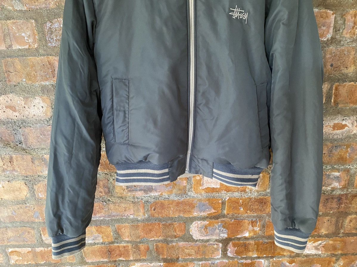 Stussy 2000s STUSSY reversible Padded Embroidered MA-1 Bomber crop Size US XS / EU 42 / 0 - 5 Thumbnail