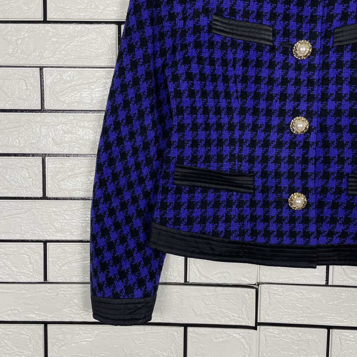 Other Roberto Capucci Plaid Purple Crop Jacket Size S / US 4 / IT 40 - 3 Thumbnail