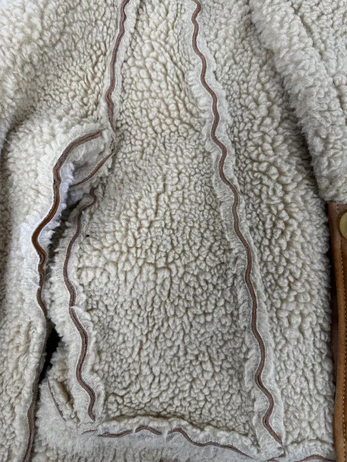 Maison Margiela 2000s Maison Margiela H&M Shearling Beige Reversible Long Jacket Size US M / EU 48-50 / 2 - 11 Thumbnail