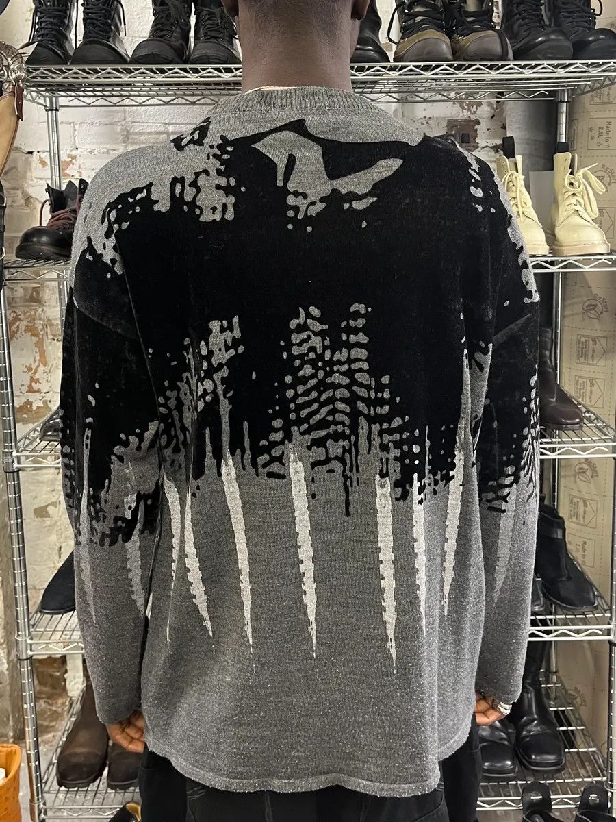 Emporio Armani FW2019 Emporio Armani Abstract Skyscrapers Grey Sweater Size US M / EU 48-50 / 2 - 3 Thumbnail