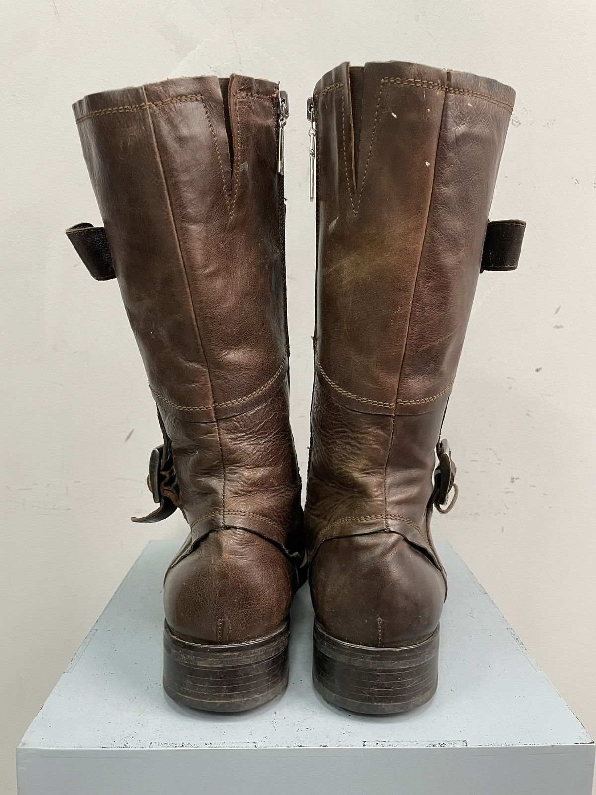 Baldinini Guidi style rare Japanese archive moto ankle fashion boots Size US 9 / EU 42 - 5 Thumbnail