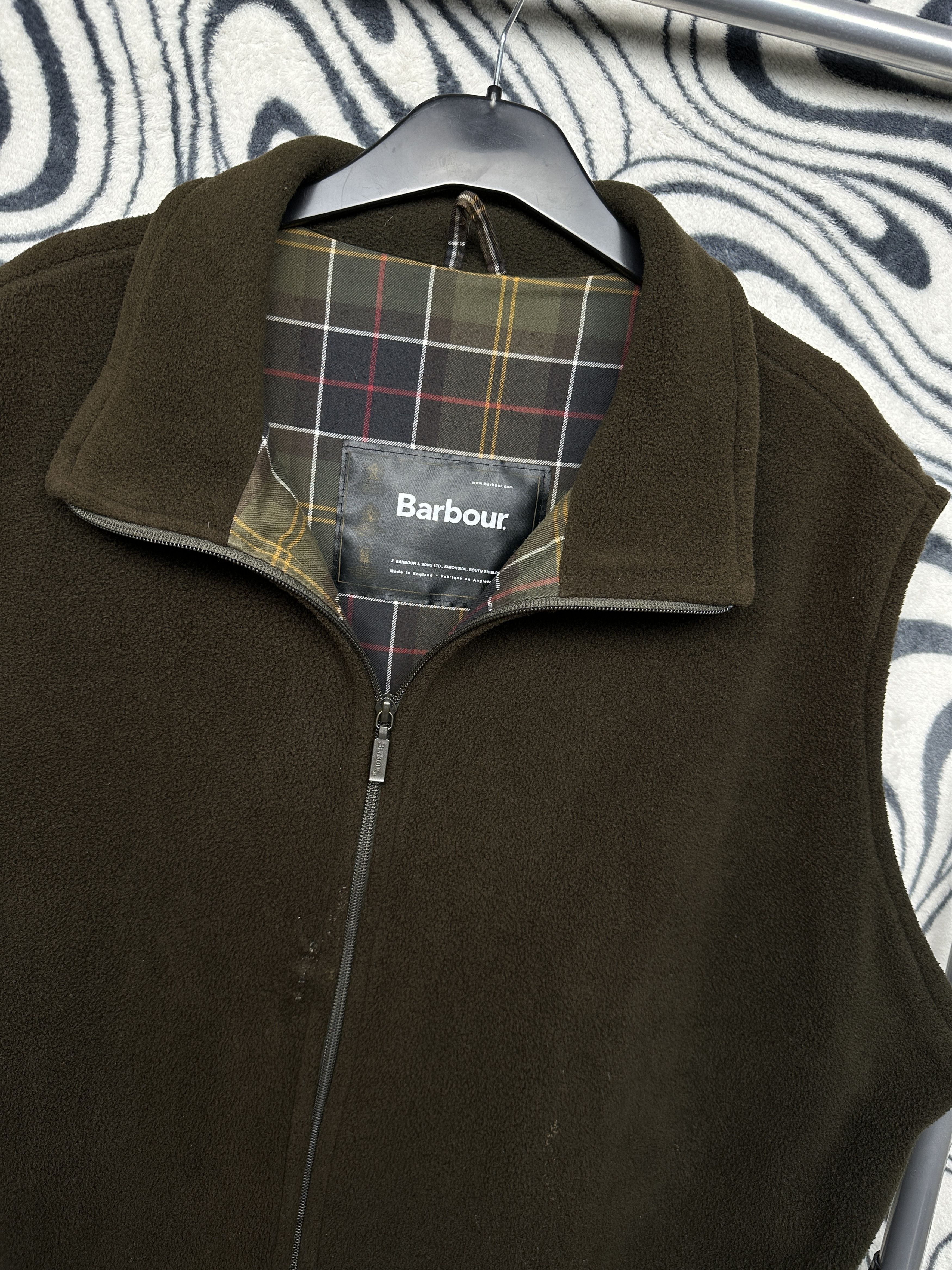 Barbour Barbour Vintage Mens Classic Fleece Waistcoat Vest Size US XXL / EU 58 / 5 - 2 Thumbnail