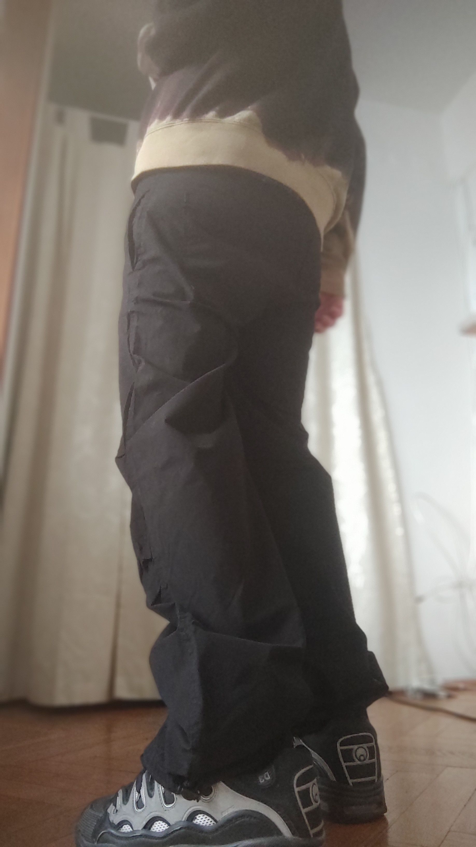 Japanese Brand × Vintage Minimalist Flared Pants Raver y2k Baggy Hacker Neo Alt Size US 32 / EU 48 - 12 Thumbnail