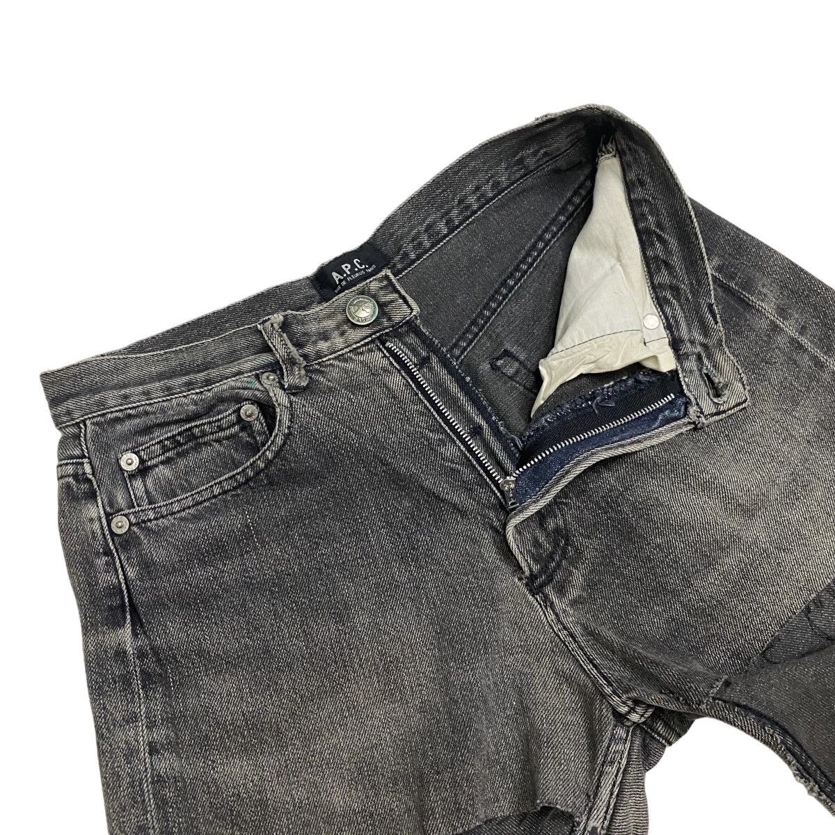 A.P.C. × Japanese Brand APC distressed denim pant Size US 30 / EU 46 - 8 Thumbnail
