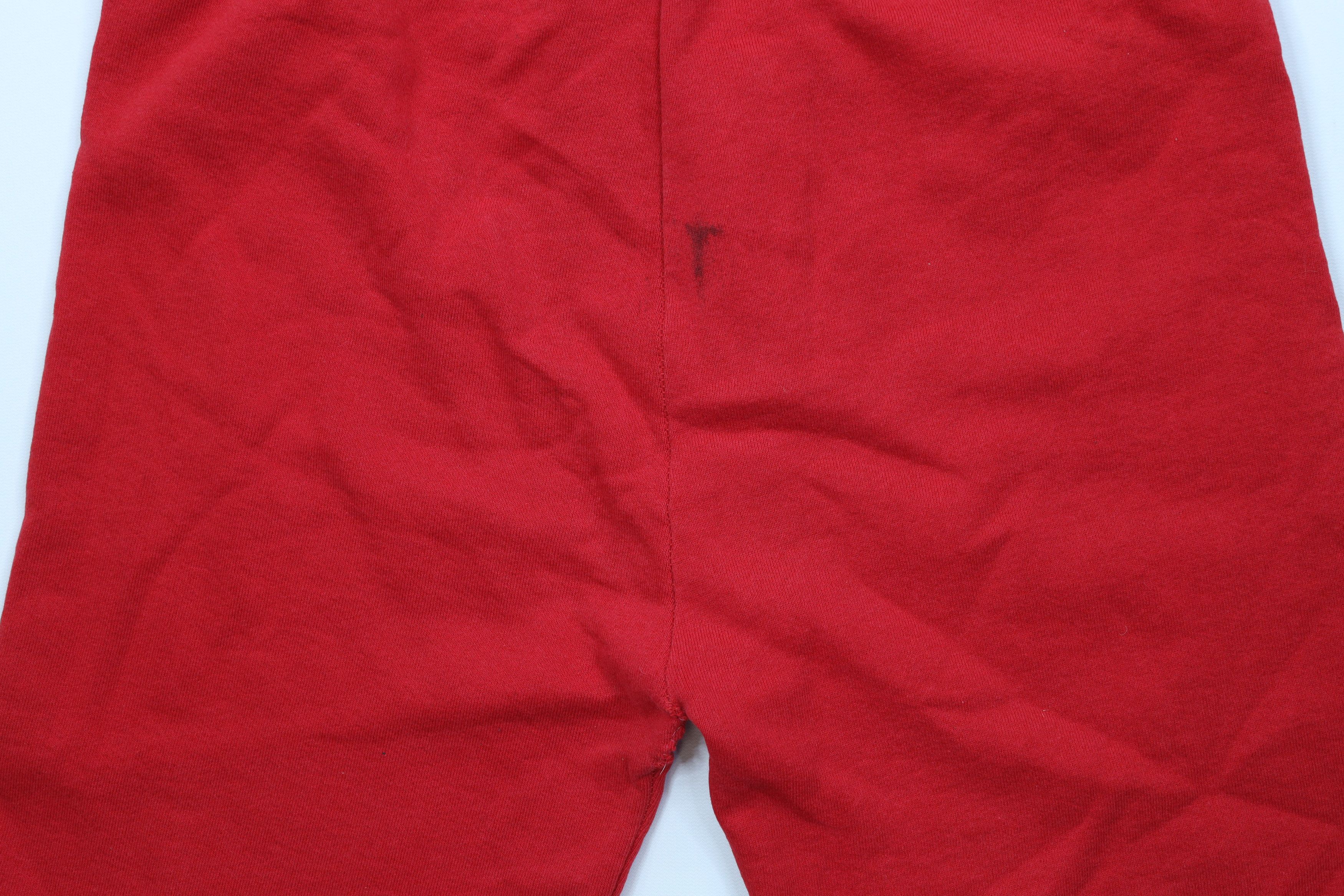 Vintage Vintage 90s Ohio State University Sweatpants Shorts Red USA Size US 34 / EU 50 - 11 Thumbnail