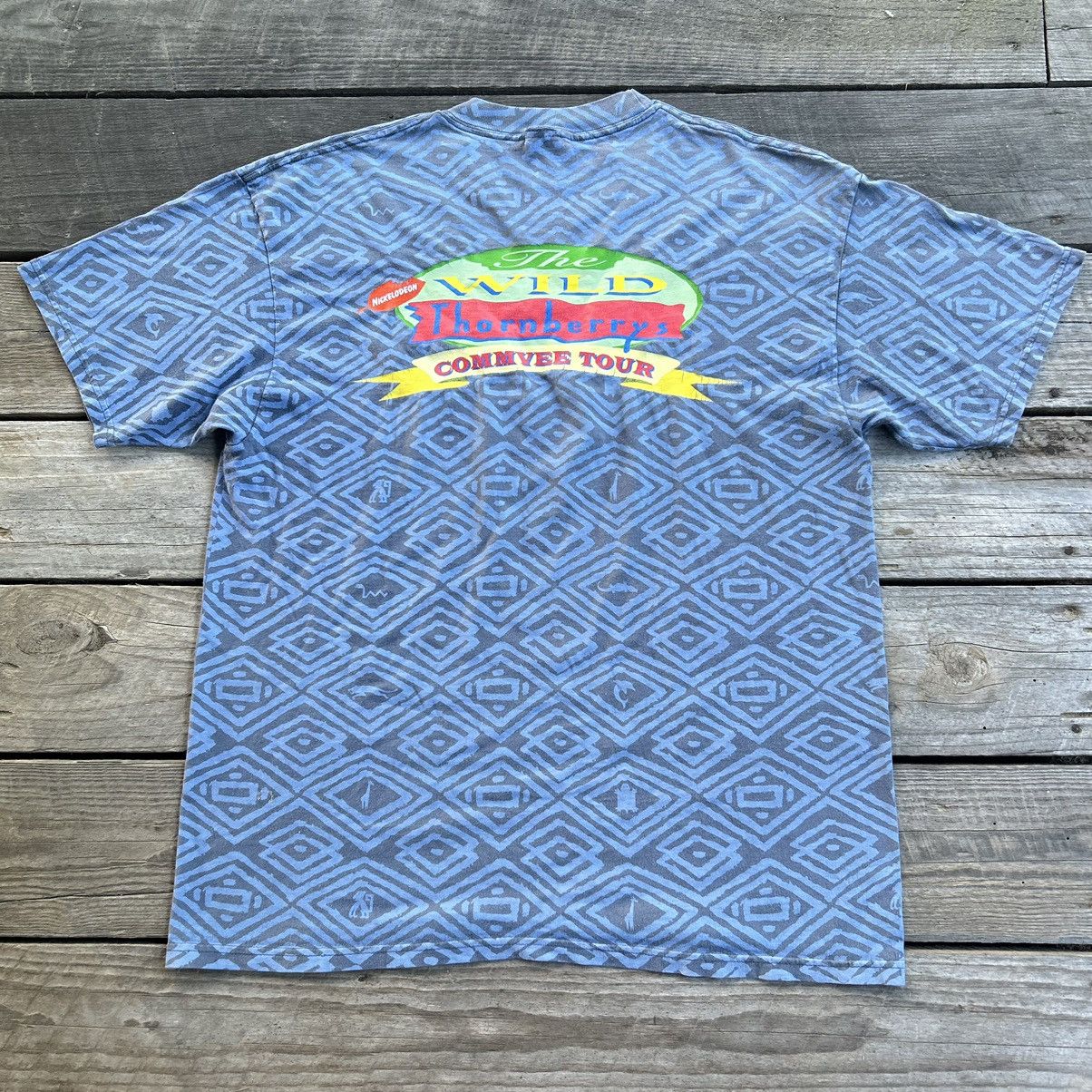 Nickelodeon × Vintage Vintage The Wild Thornberrys Nickelodeon Comvee Tour T Shirt Size US XL / EU 56 / 4 - 1 Thumbnail