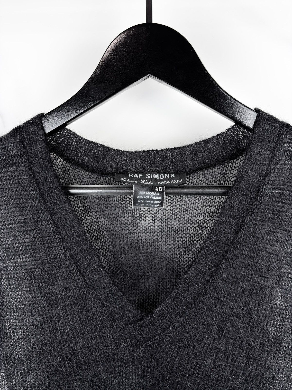 Raf Simons AW98 Raf Simons Radioactivity Mohair Sleeveless Vest Tanktop Size US M / EU 48-50 / 2 - 3 Thumbnail