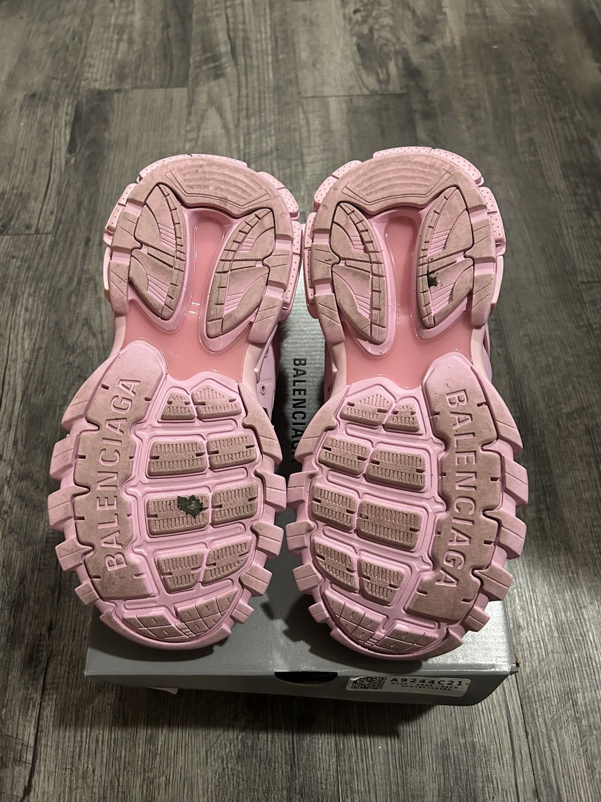 Balenciaga Balenciaga Track Mule Pink Faux Fur (Women’s) Size US 9 / EU 42 - 6 Thumbnail