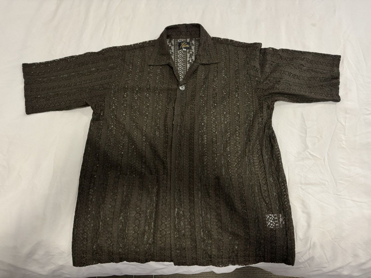 Needles Needles Cabana Shirt - Stripe Lace Size US M / EU 48-50 / 2 - 1 Thumbnail