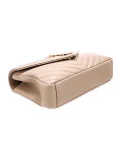 Saint Laurent Paris o1b1hav110225 Size: OS / College Medium Bag in Dark Beige Size ONE SIZE - 5 Thumbnail