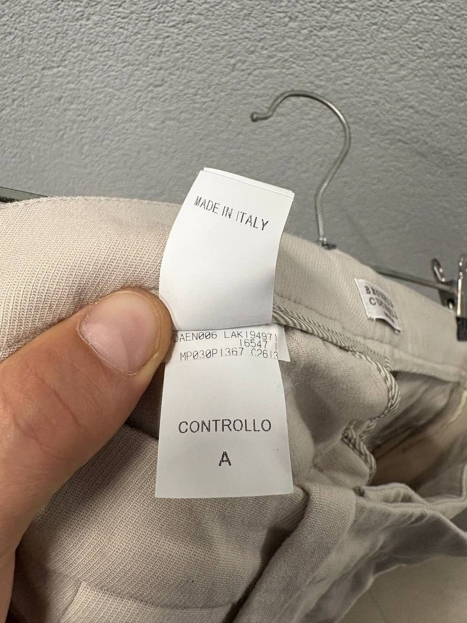 Brunello Cucinelli Brunello Cucinelli womens wool pants biege size US 6 / M Size 28" / US 6 / IT 42 - 12 Thumbnail