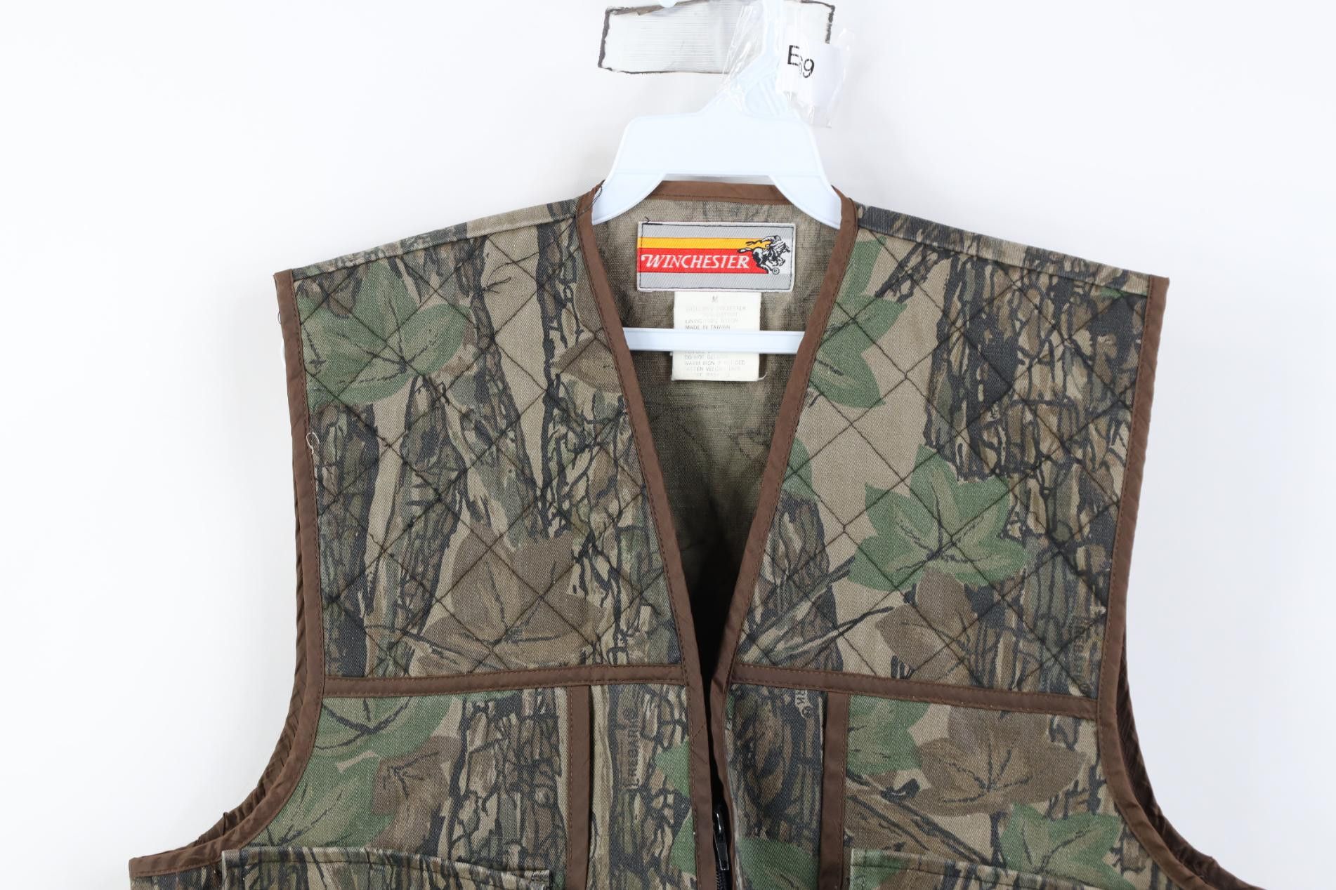 Winchester Vintage 90s Winchester Trebark Camouflage Hunting Vest Size US M / EU 48-50 / 2 - 2 Thumbnail