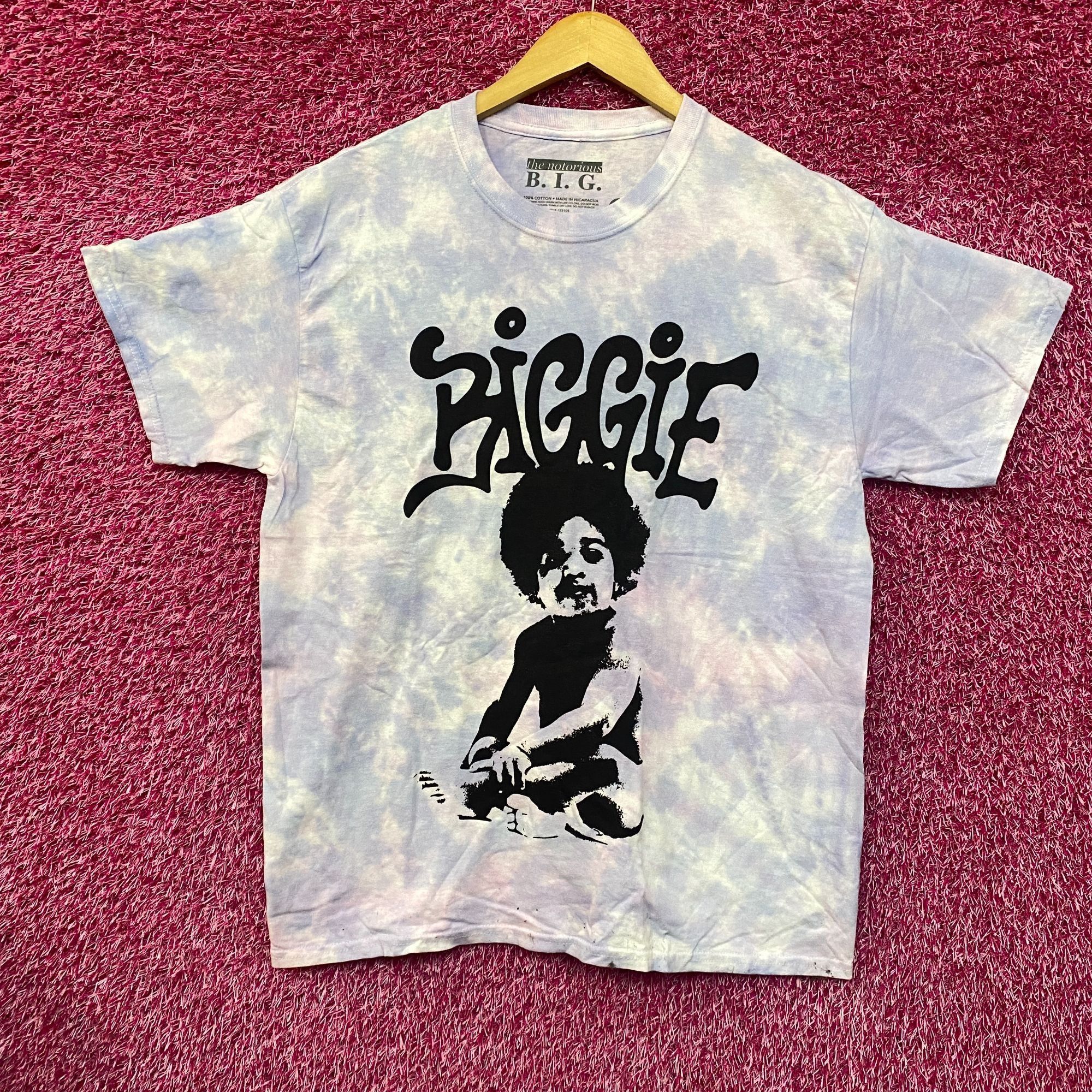 Rap Tees The Notorious B.I.G Baby Biggie Lavender Tie Die T-Shirt Lar Size US L / EU 52-54 / 3 - 1 Thumbnail