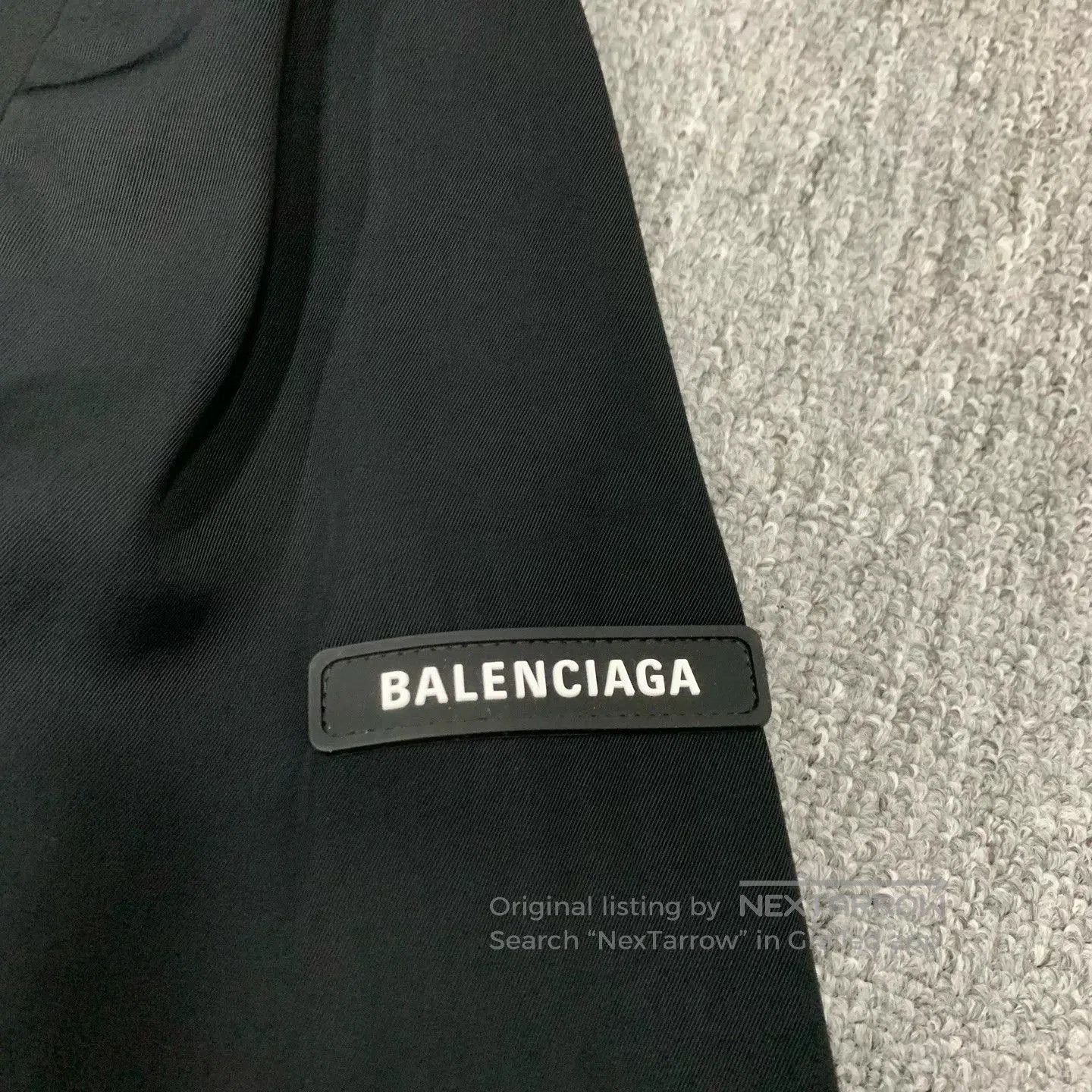 Balenciaga Balenciaga Black Sleeve Badge Blazer. Size US S / EU 44-46 / 1 - 9 Thumbnail