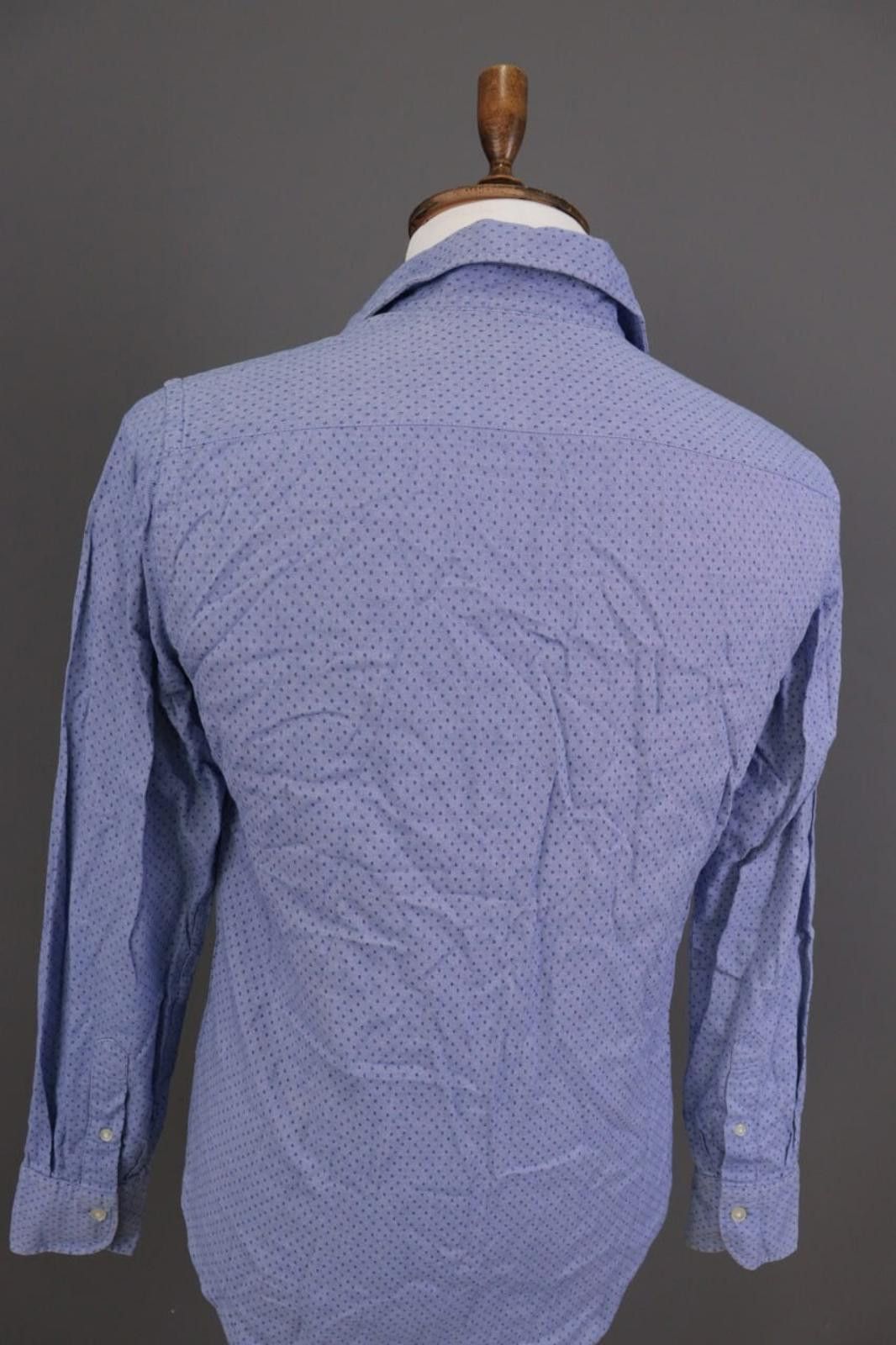 Designer Boggi Milano Custom Fit Blue Dotted Shirt Size M Size US M / EU 48-50 / 2 - 11 Thumbnail